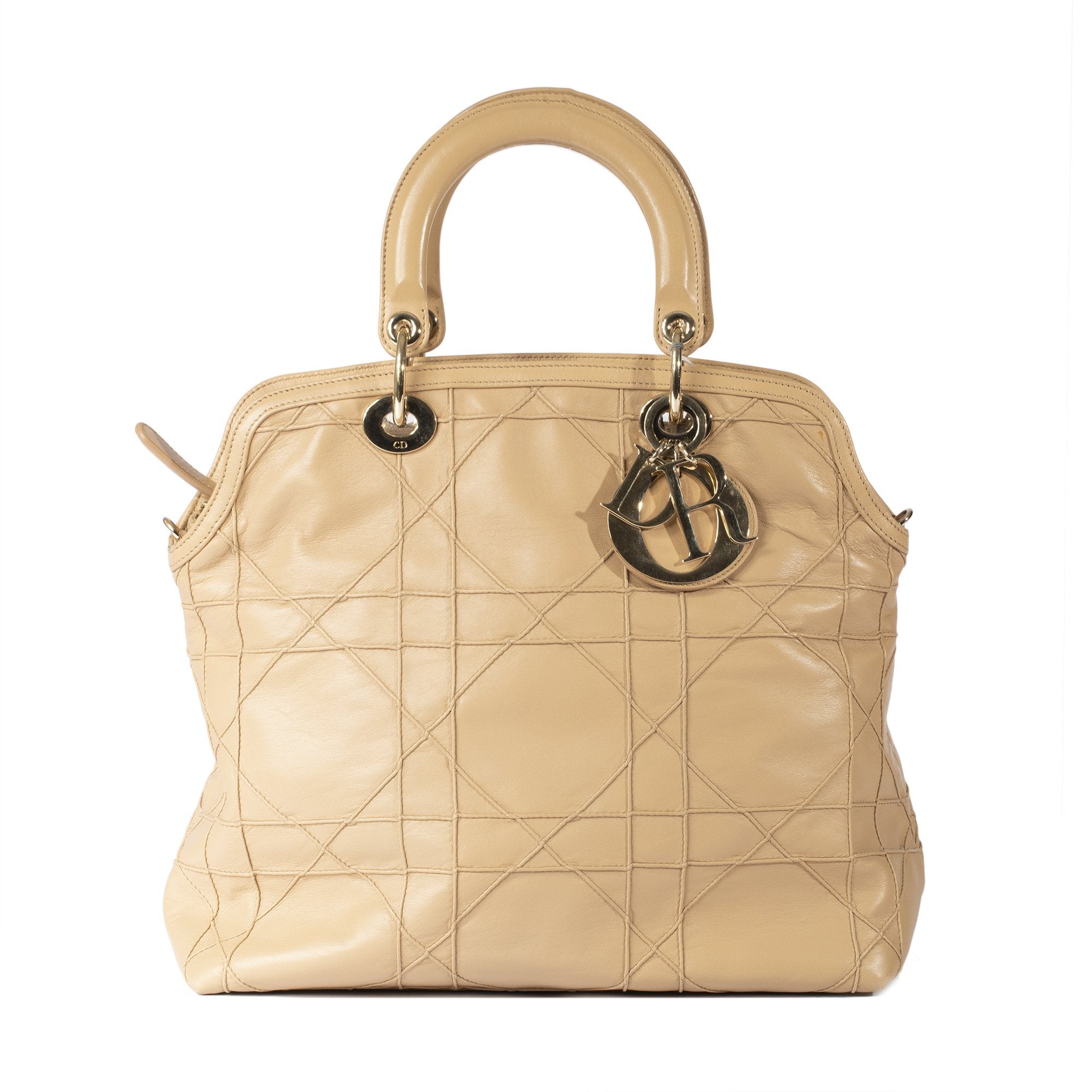 Dior Nude Cannage Lambskin Leather Granville