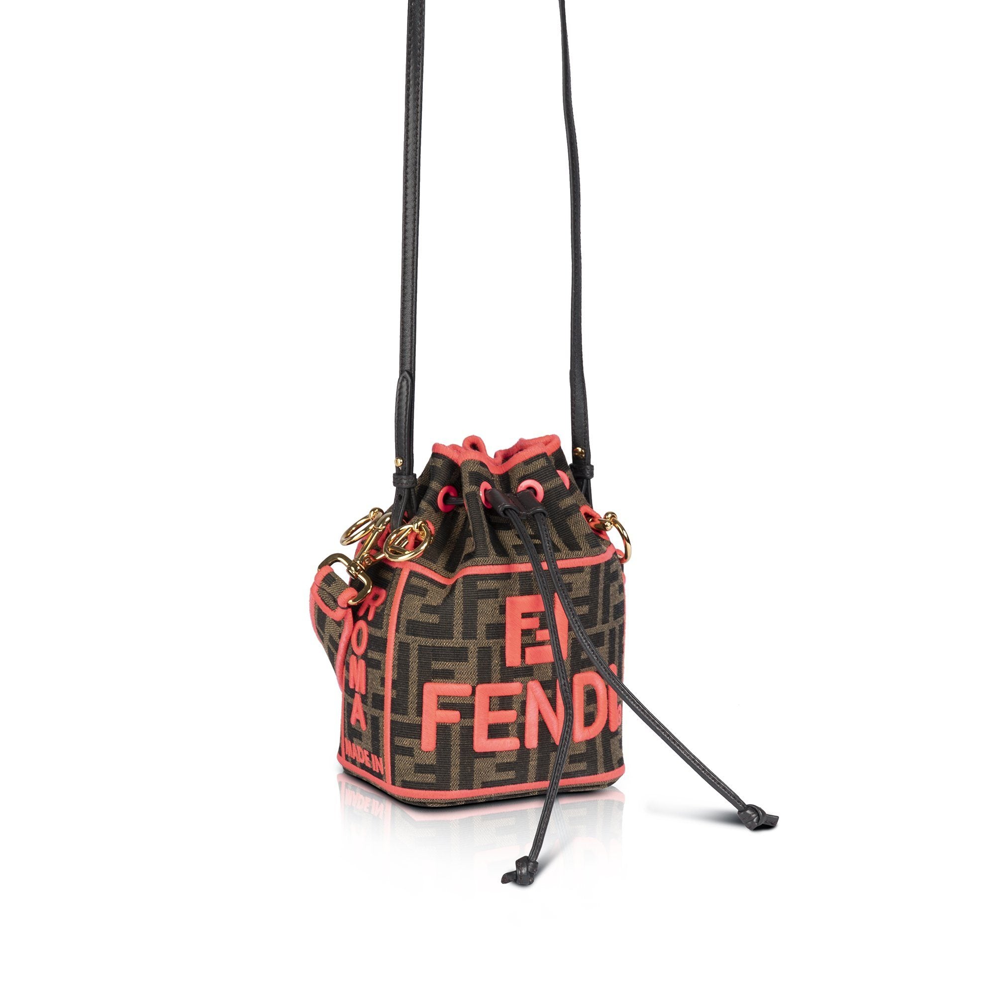 Fendi Mini Roma Amor Mon Tresor Bucket Bag