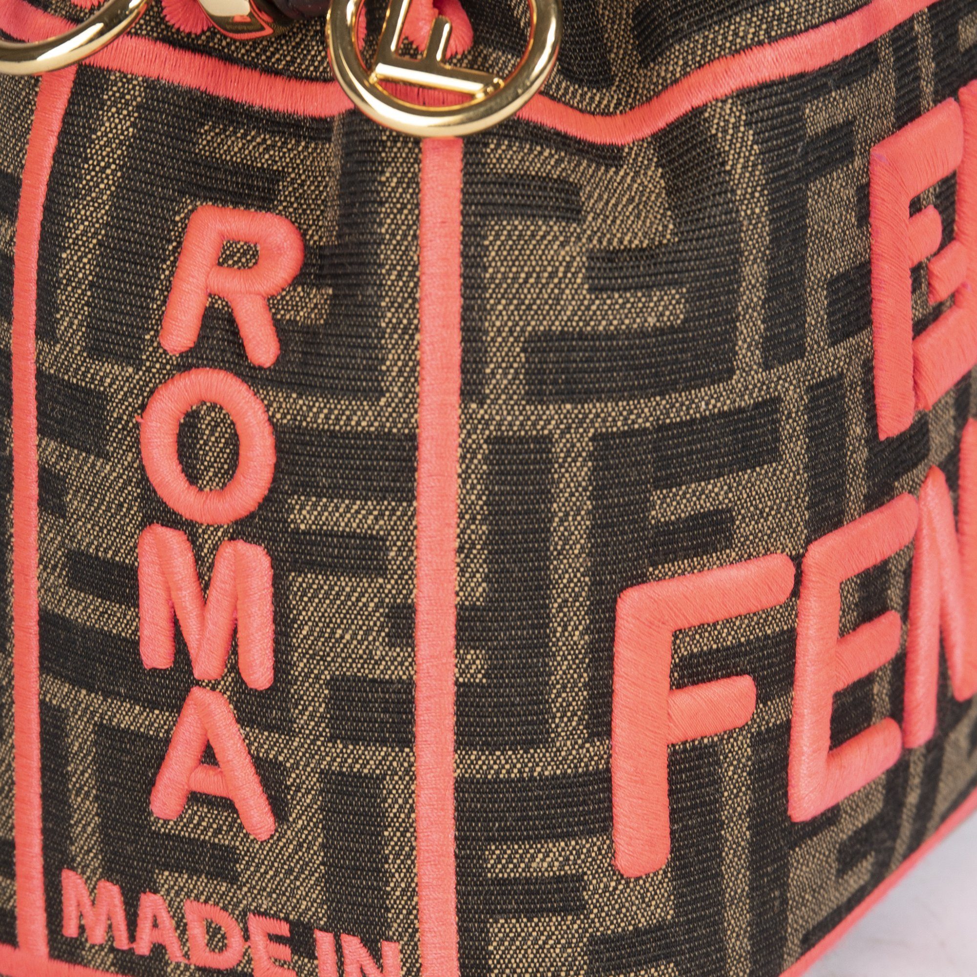 Fendi Mini Roma Amor Mon Tresor Bucket Bag