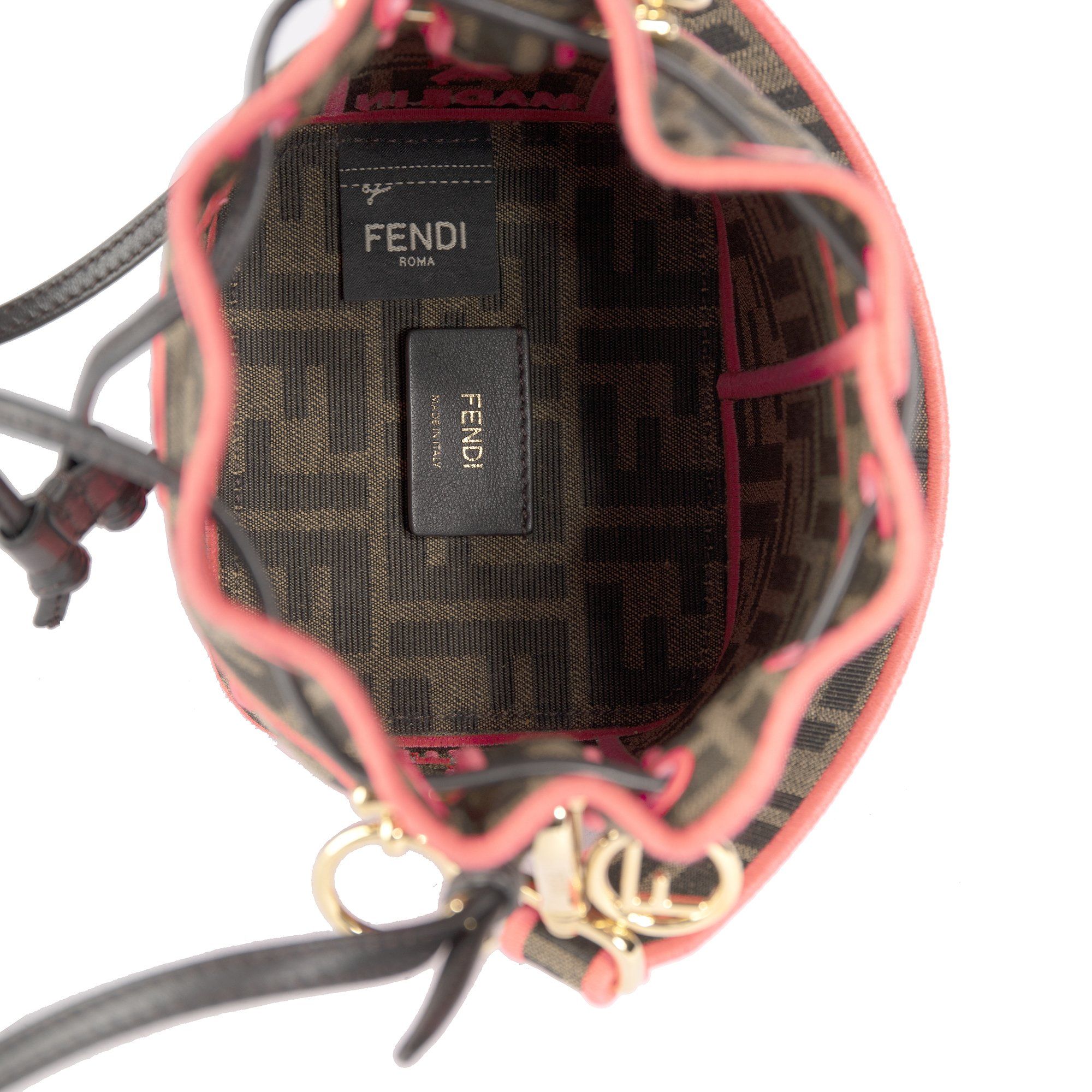 Fendi Mini Roma Amor Mon Tresor Bucket Bag