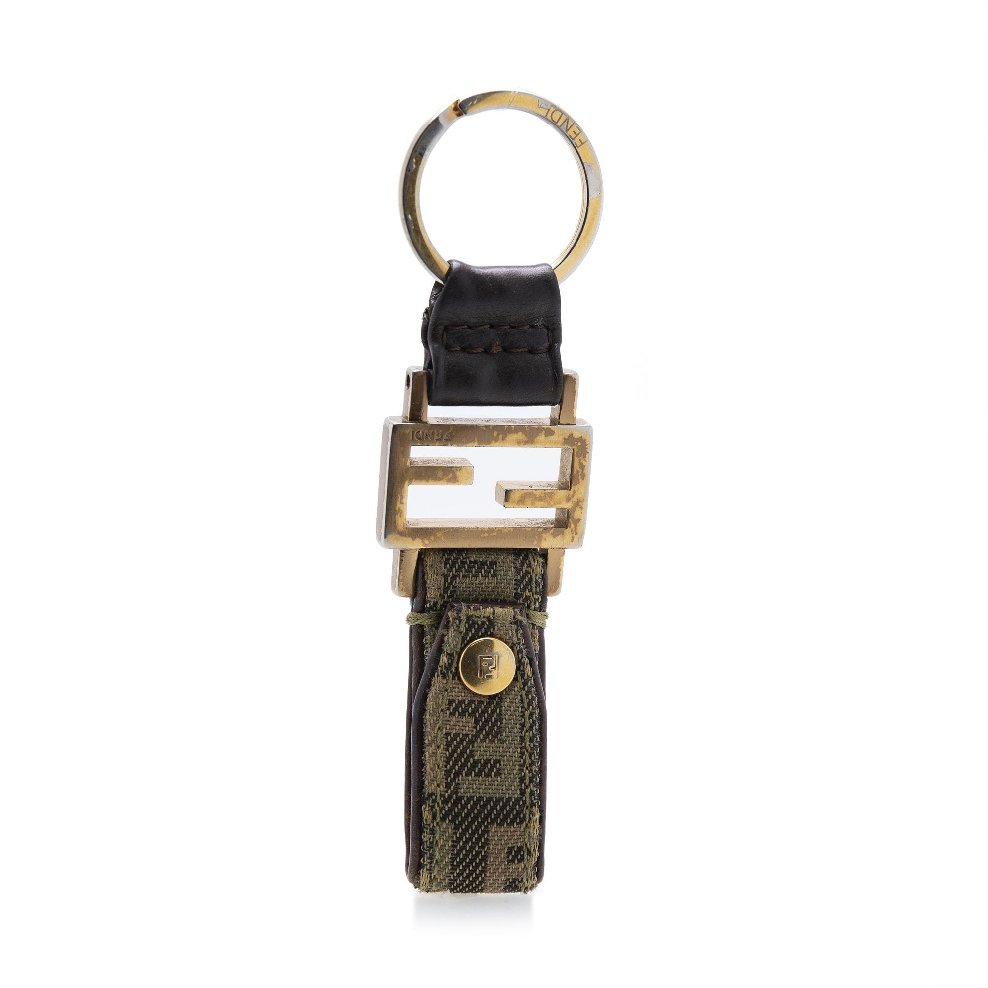 Fendi Zucca Keychain
