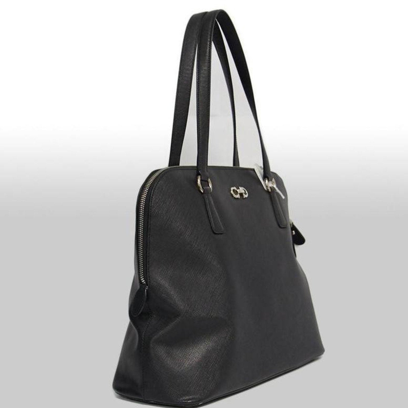 Ferragamo Black Saffiano Tote