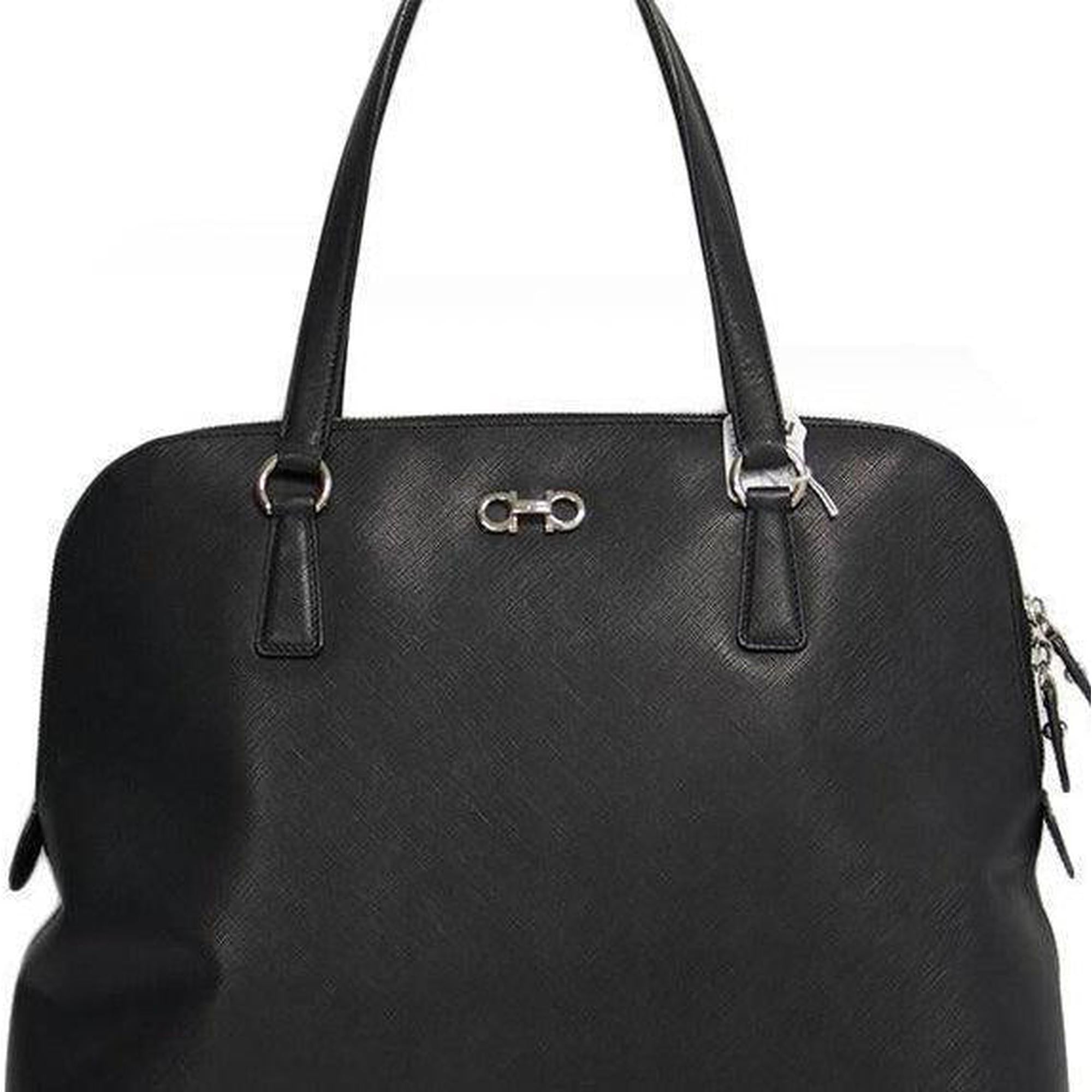 Ferragamo Black Saffiano Tote