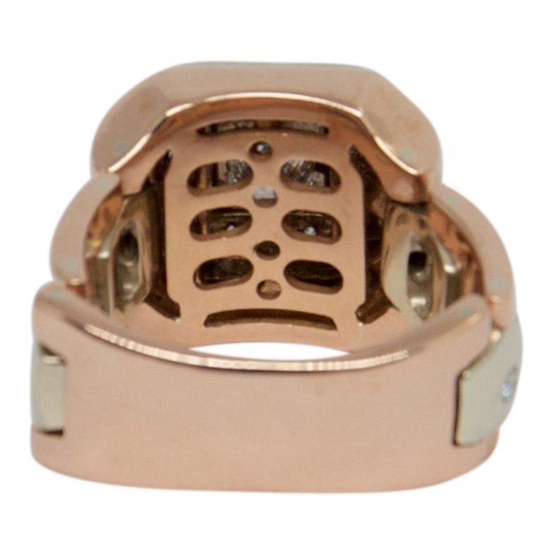 Gent's Diamond Link Ring