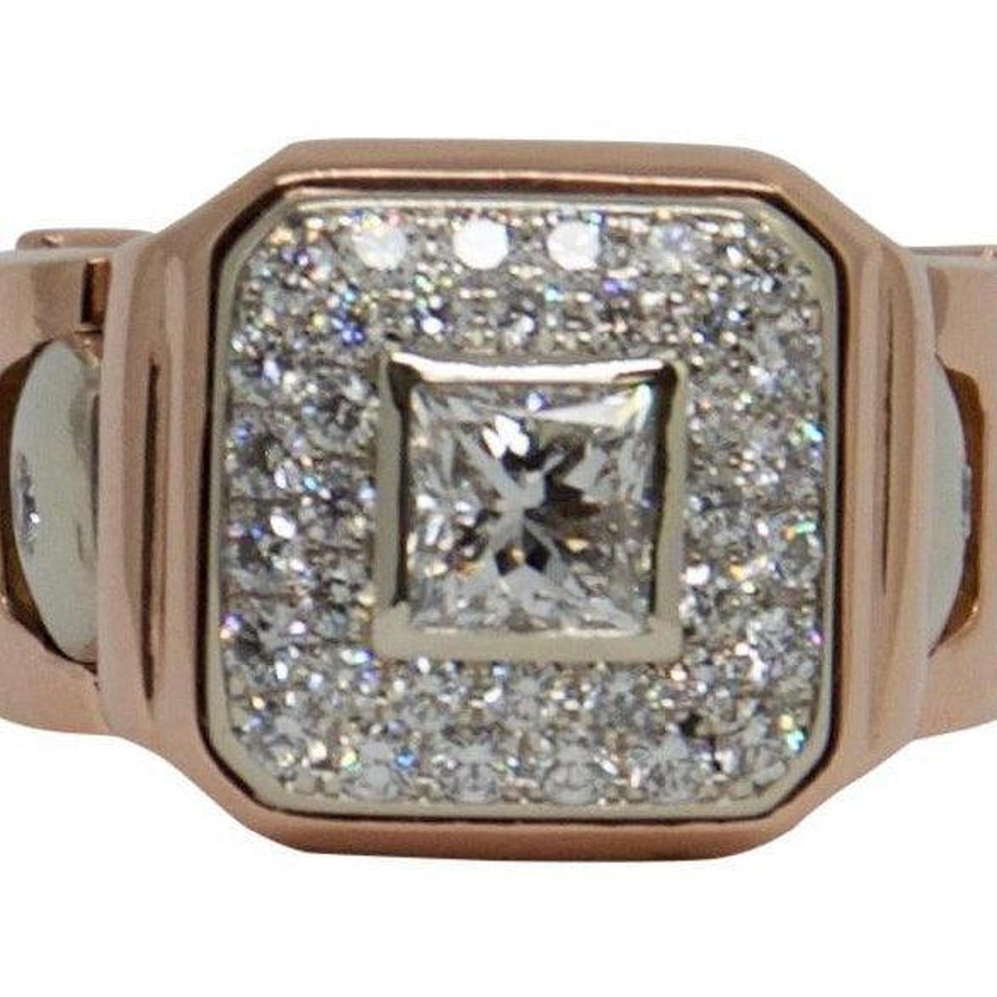 Gent's Diamond Link Ring