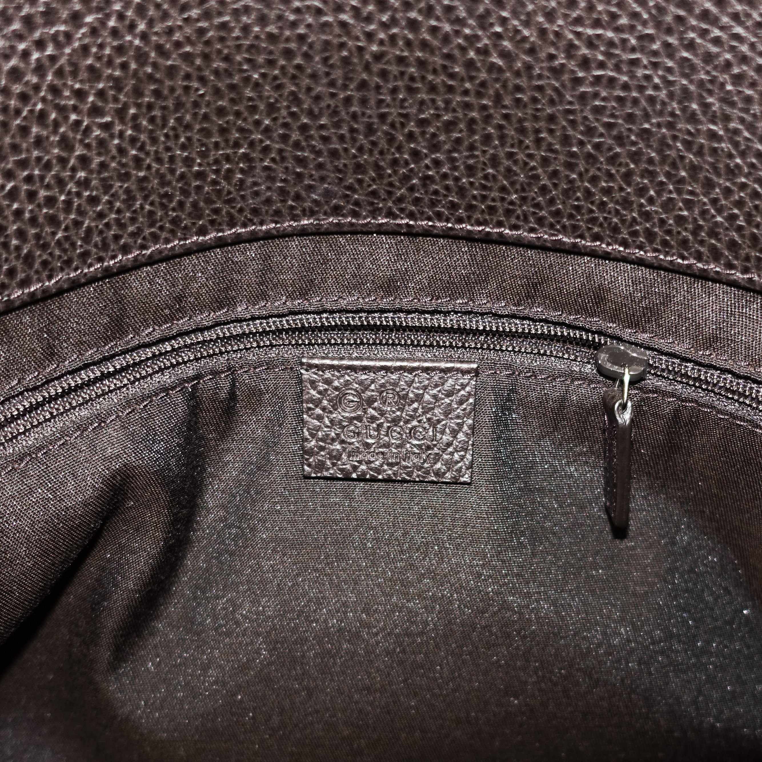 Gucci Abbey GG Pattern Crystal Shoulder Satchel