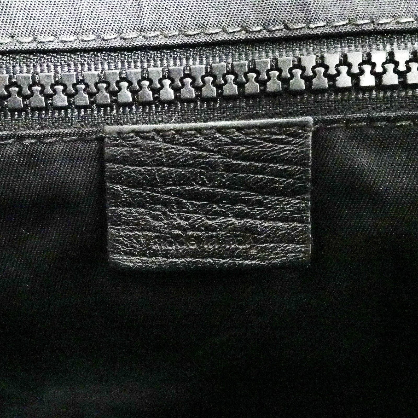 Gucci Black GG Coated Canvas Messenger Bag