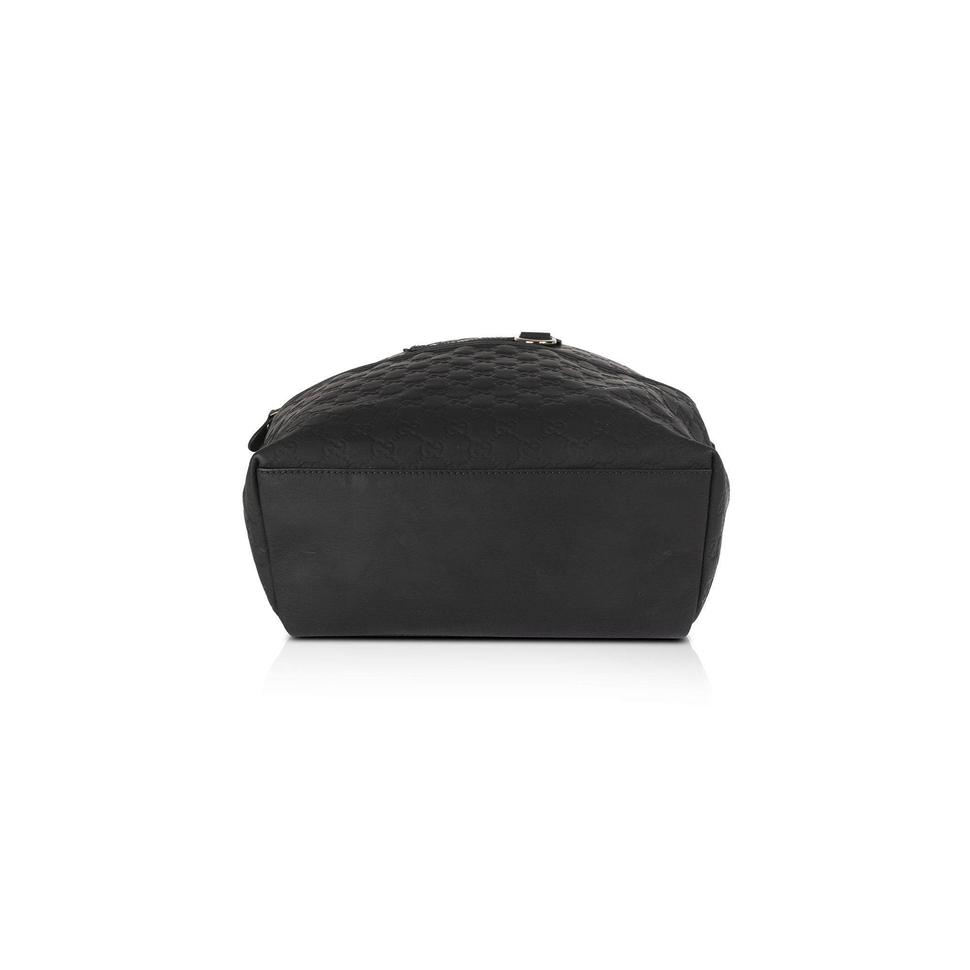 Gucci Black Guccissima Leather Backpack