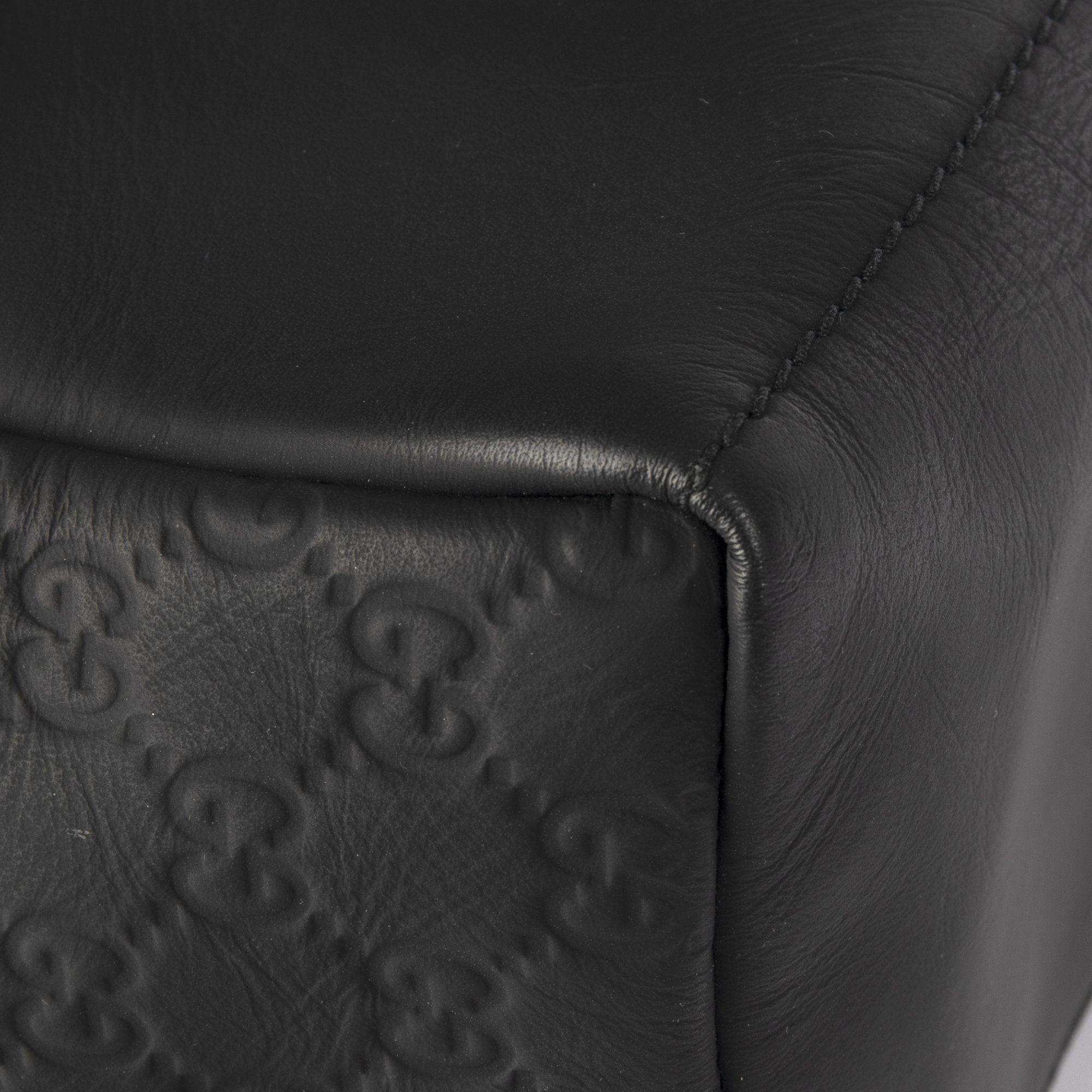 Gucci Black Guccissima Leather Backpack