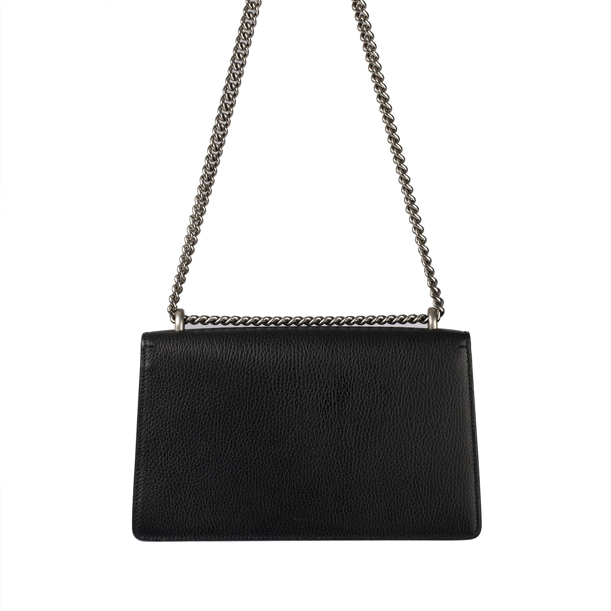 Gucci Black Leather Dionysus Small Shoulder Bag