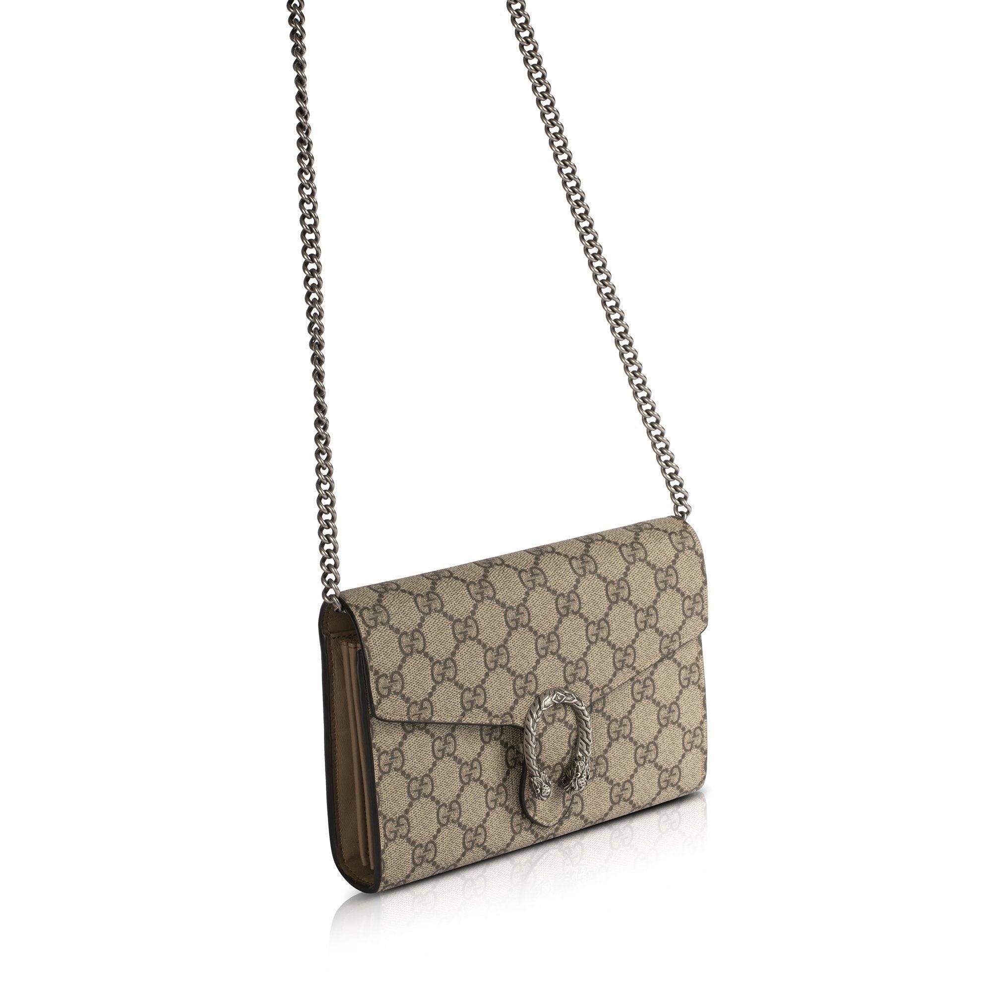 Gucci Dionysus GG Supreme Wallet on Chain