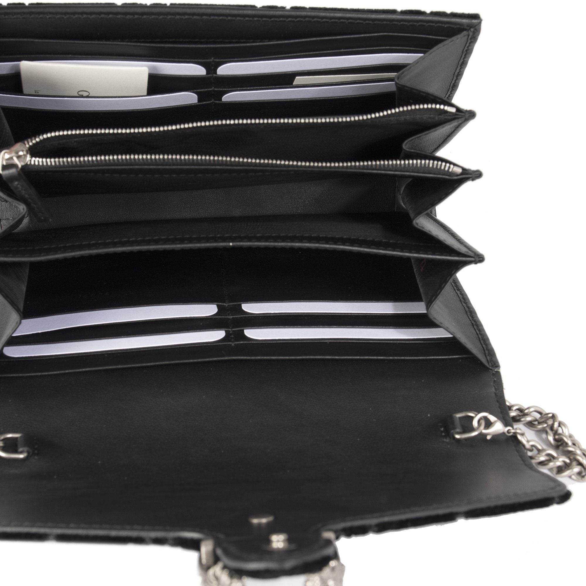 Gucci Dionysus GG Velvet Mini Wallet on Chain