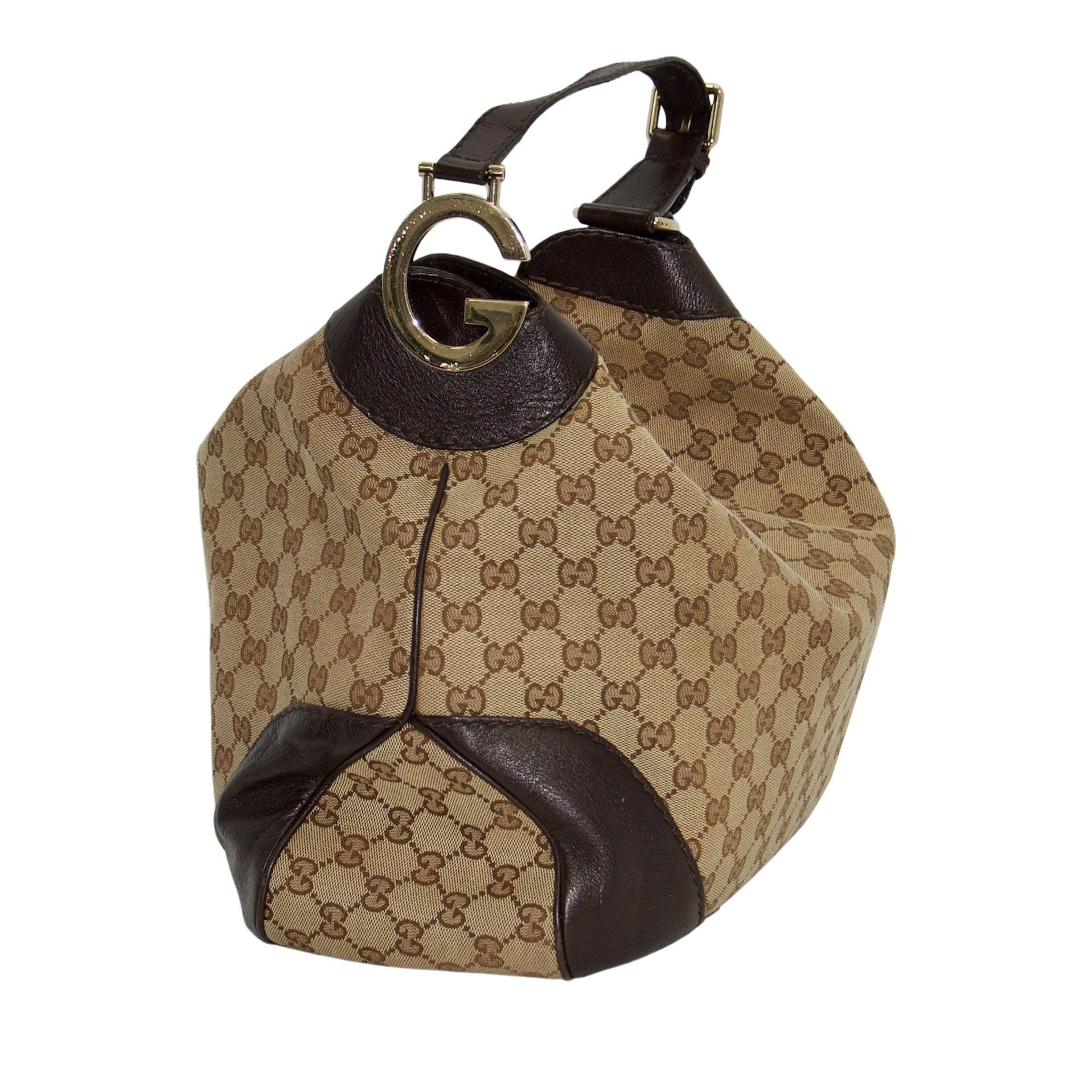 Gucci GG Canvas Charlotte Hobo