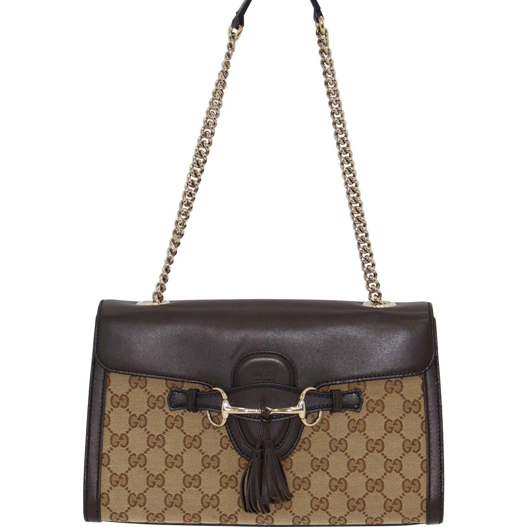 Gucci GG Canvas Emily Chain Shoulder Bag