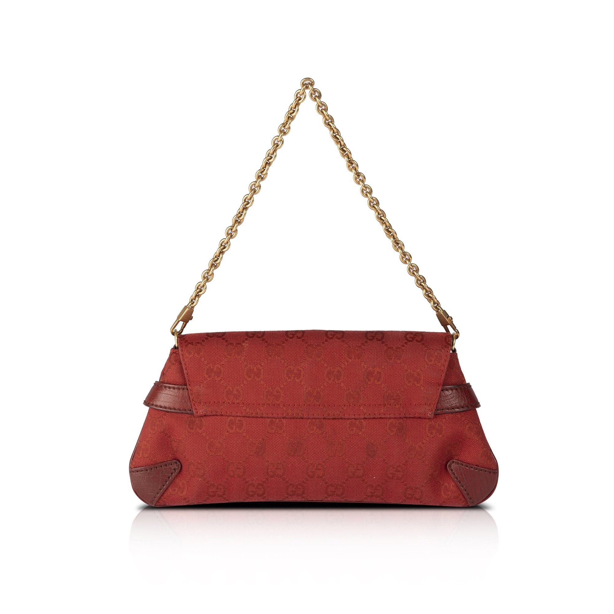 Gucci GG Canvas Horsebit Clutch