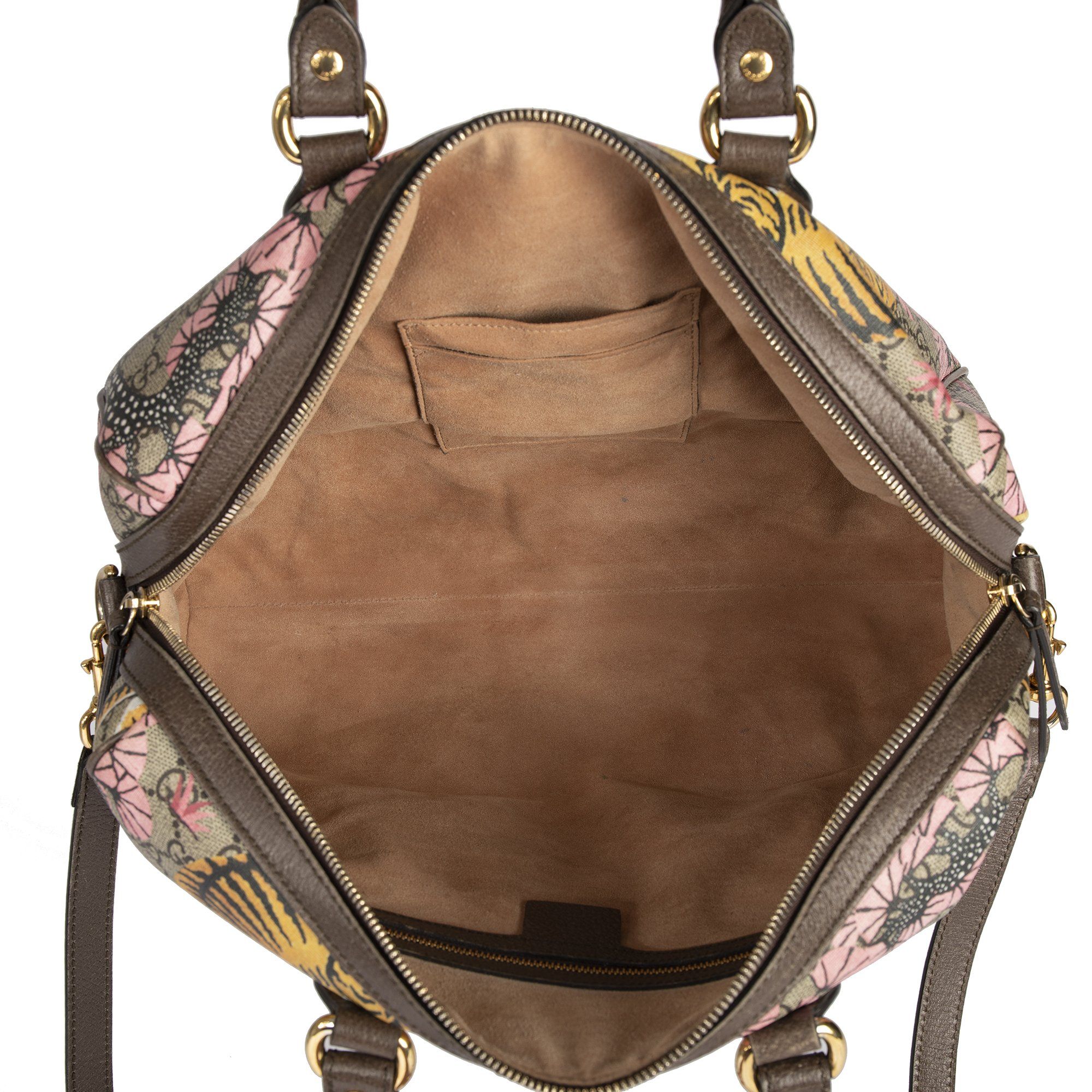 Gucci GG Supreme Bengal Boston Bag