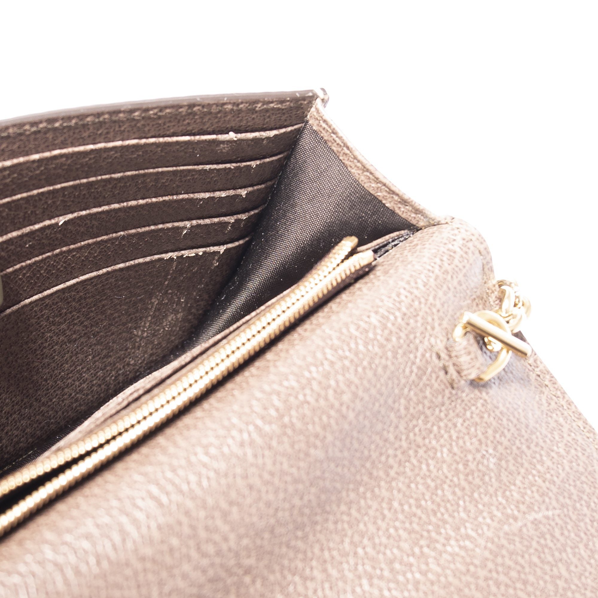 Gucci GG Supreme Bengal Chain Wallet