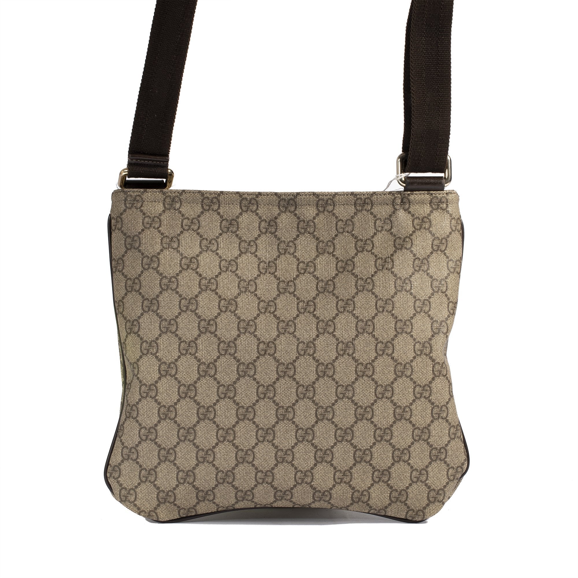 Gucci GG Supreme Flat Messenger Bag