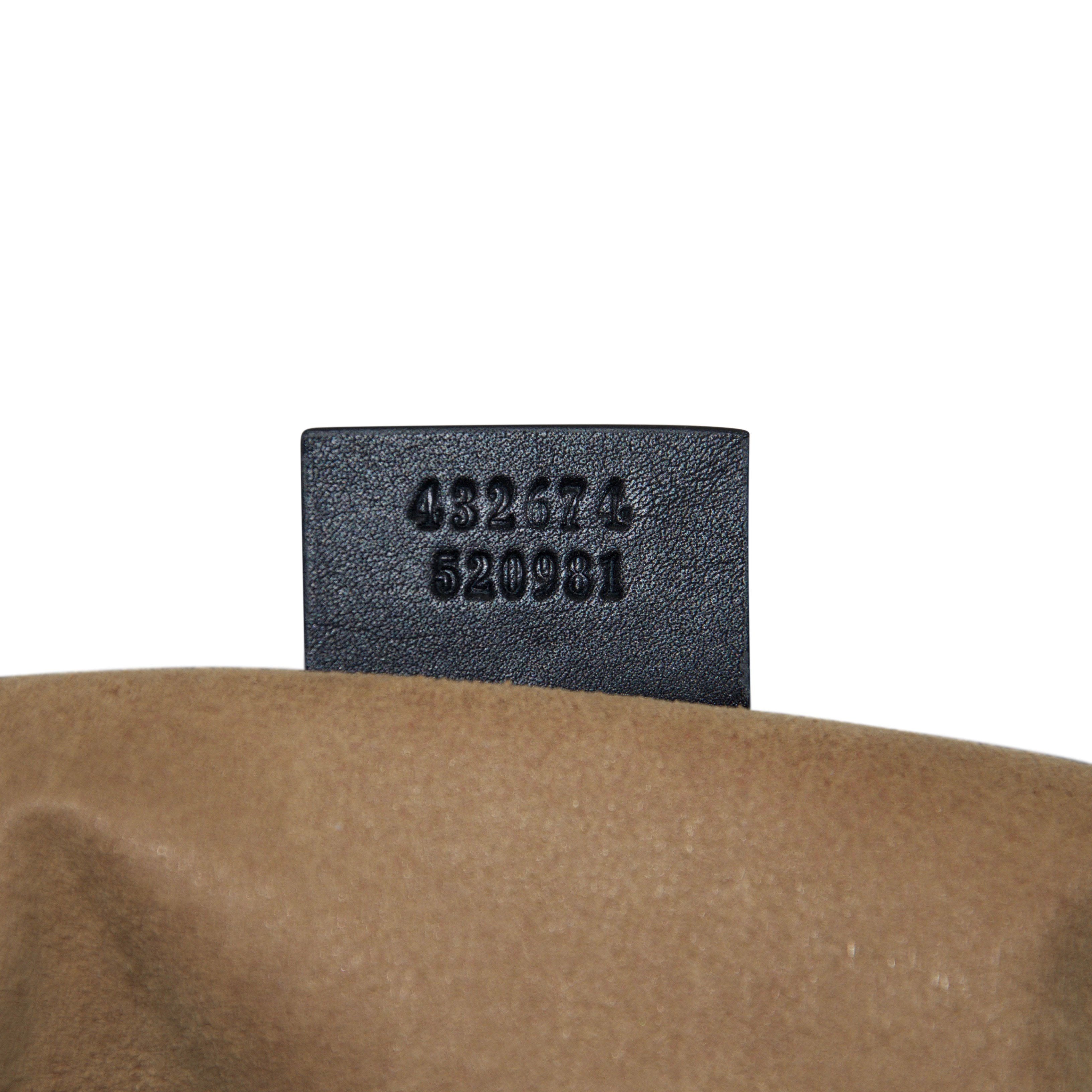 Gucci GG Supreme Medium Padlock Top Handle Bag