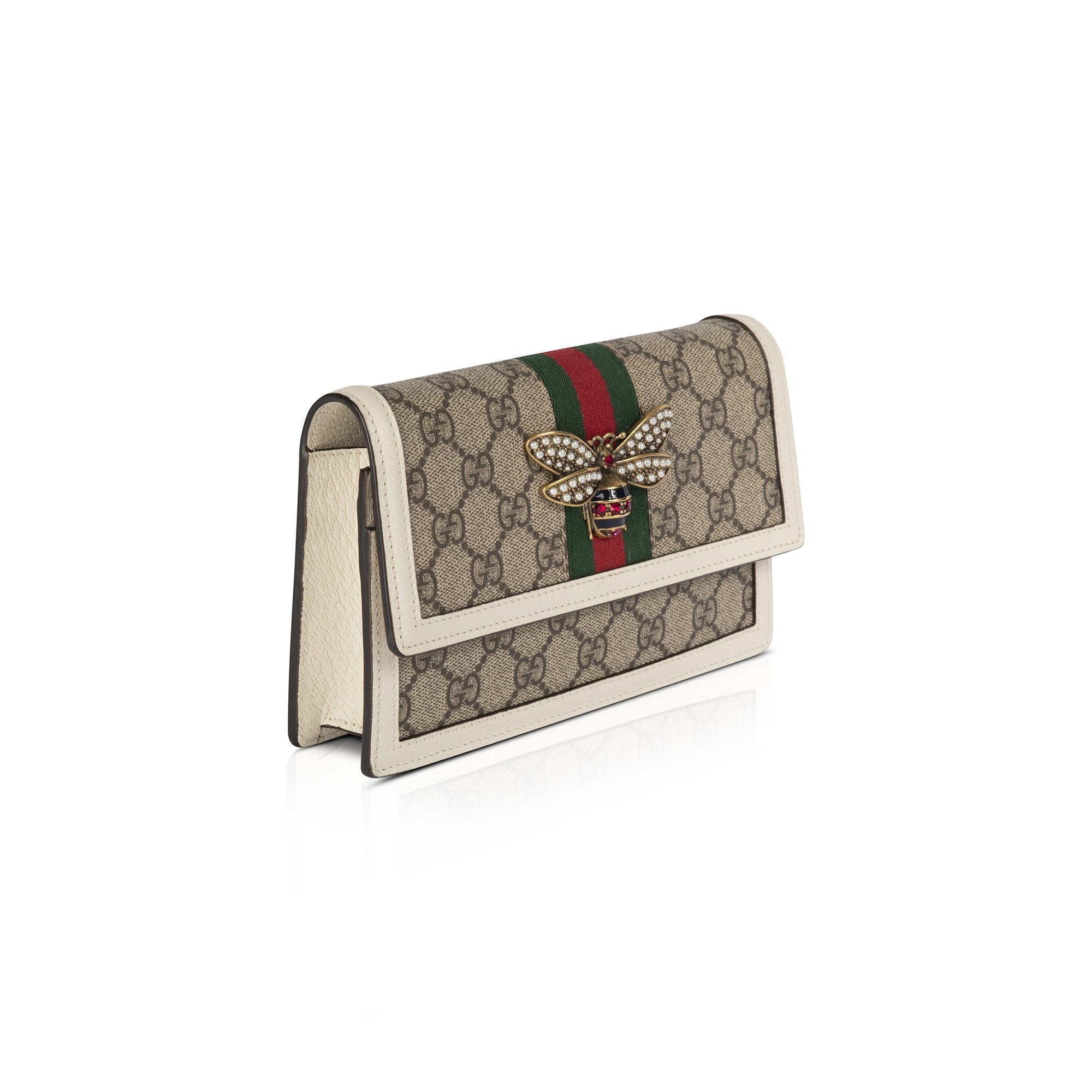 Gucci GG Supreme Mini Queen Margaret Bag w/ Box