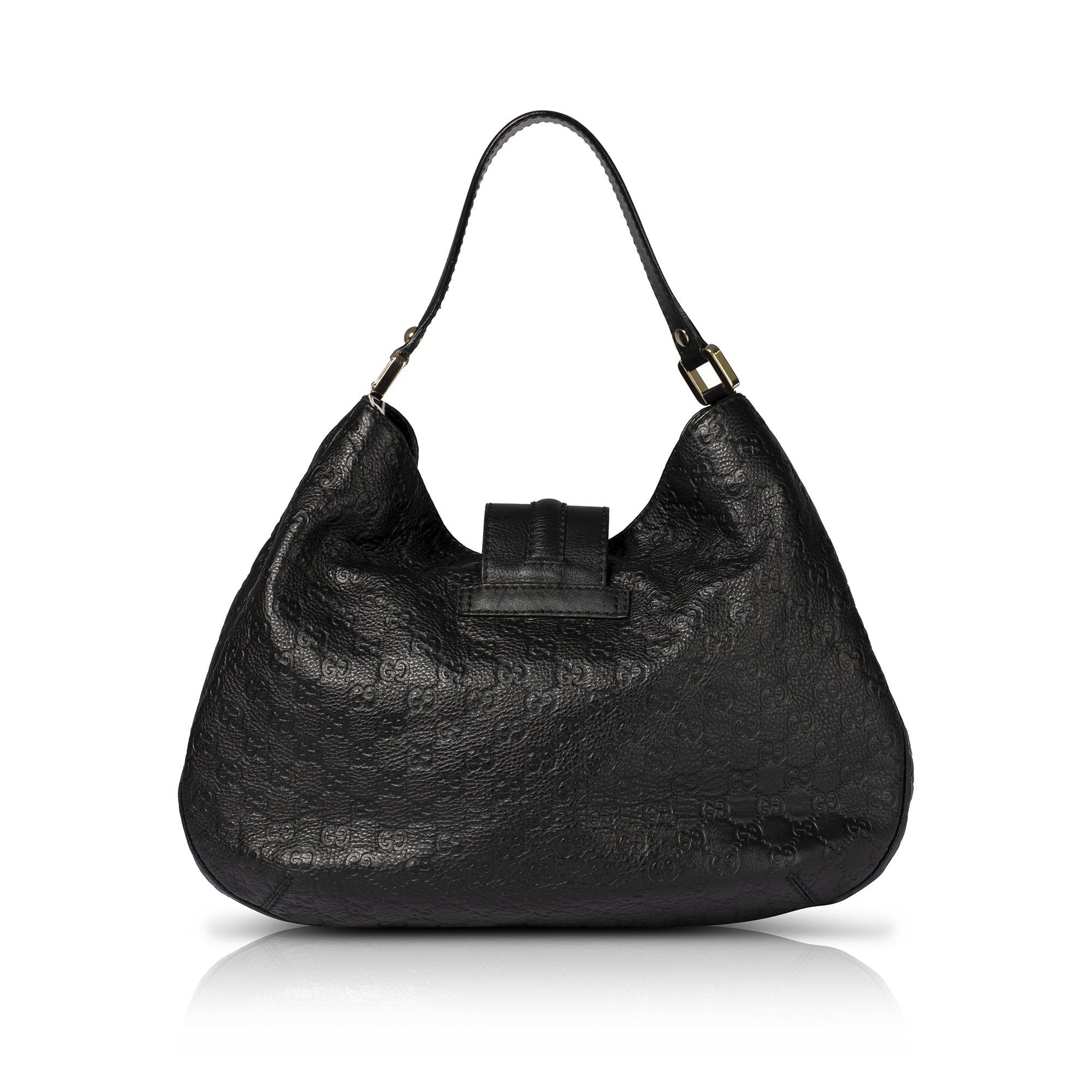 Gucci Guccissima Leather New Ladies Web Hobo