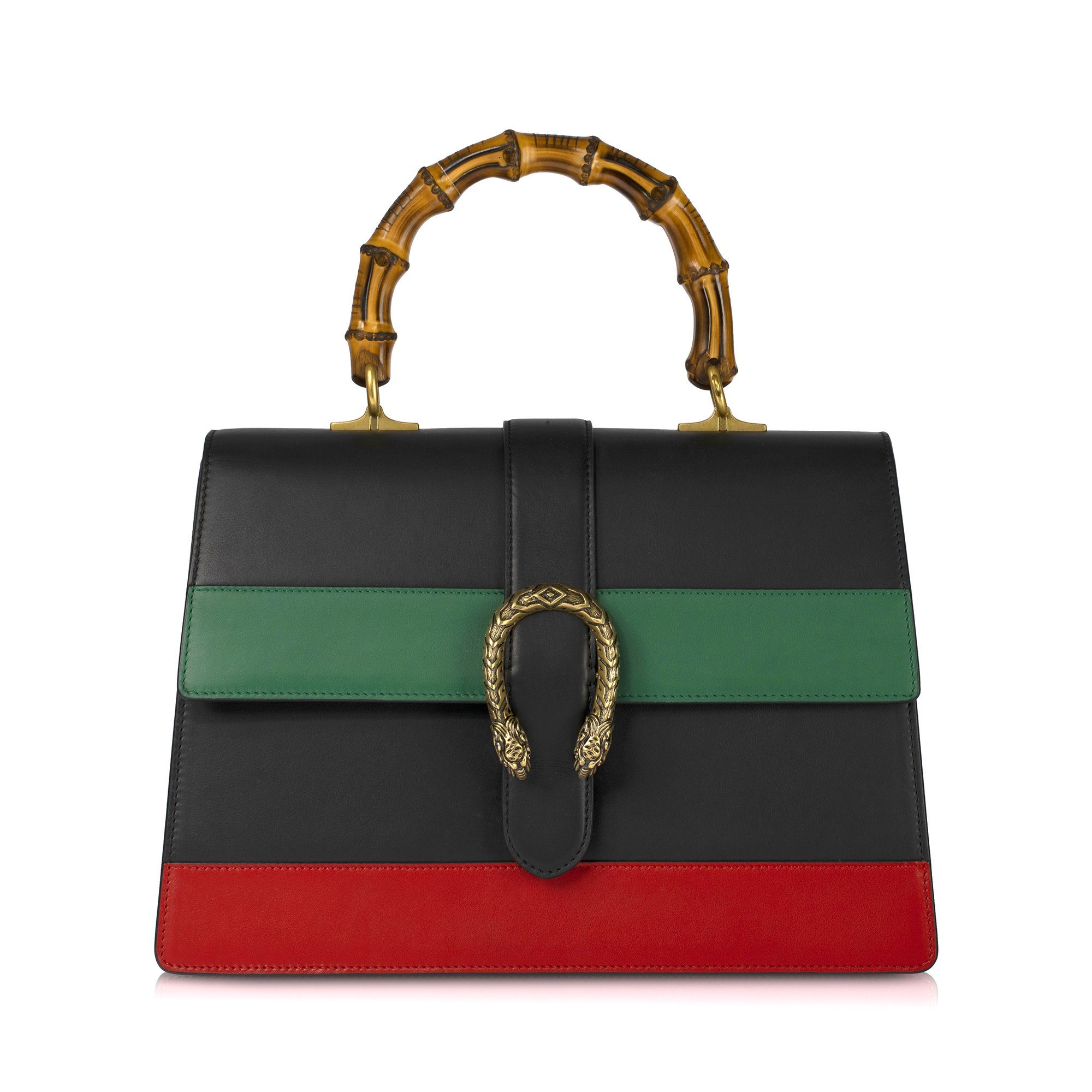 Gucci Large Dionysus Bamboo Top Handle Bag W/Straps