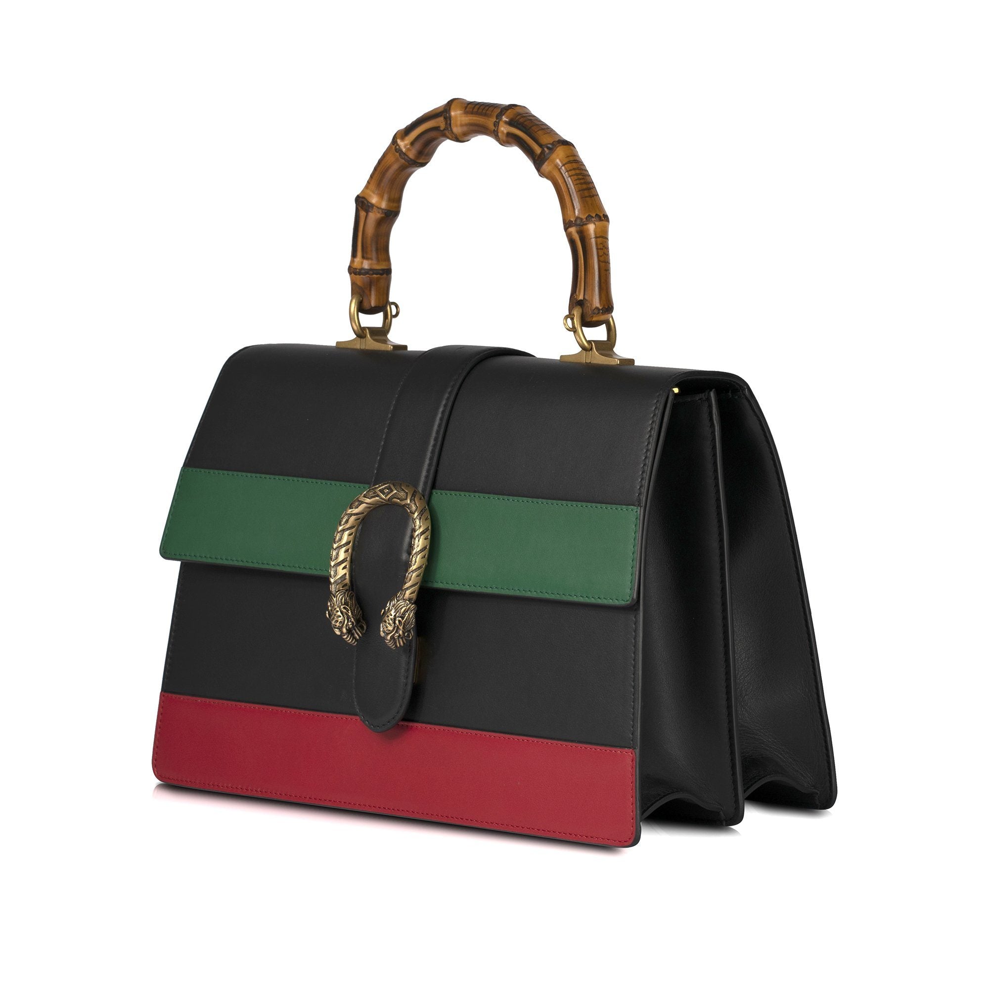 Gucci Large Dionysus Bamboo Top Handle Bag W/Straps