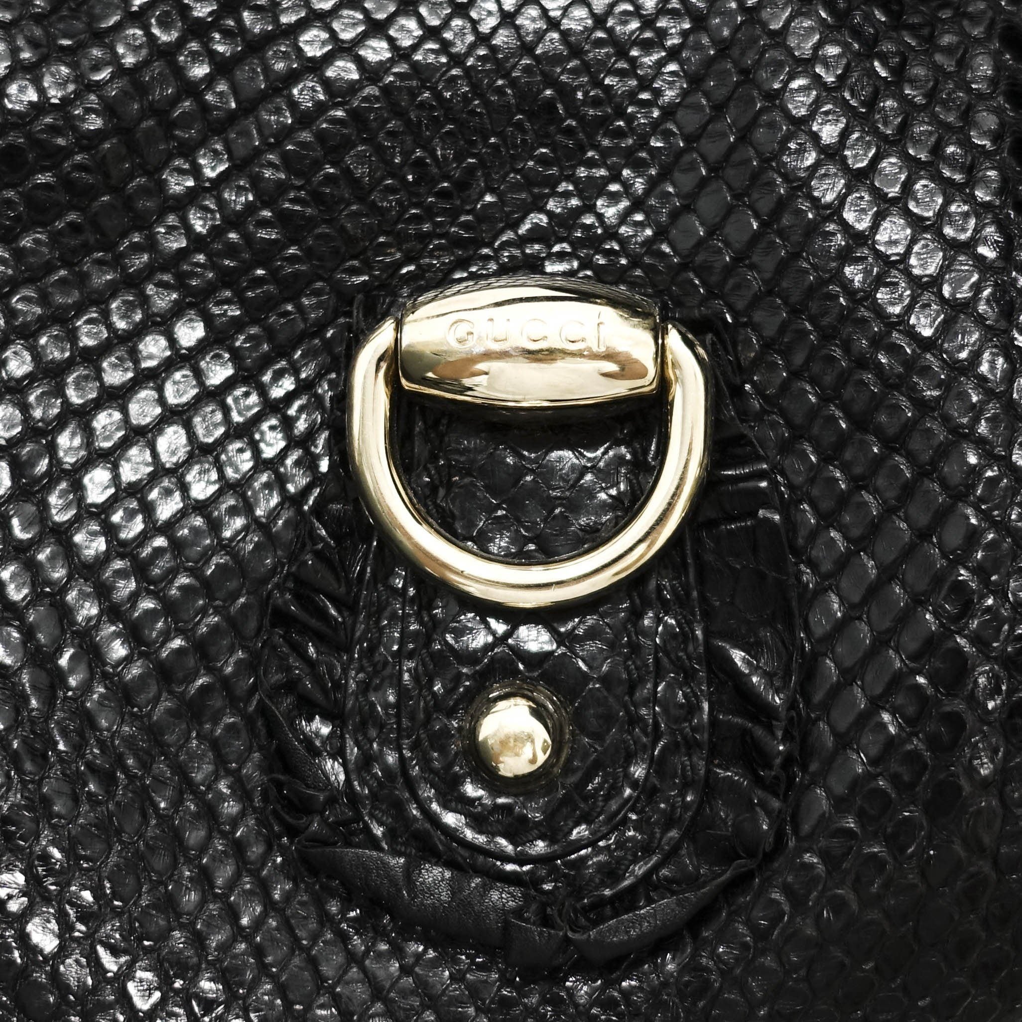 Gucci Large Python Sabrina Hobo
