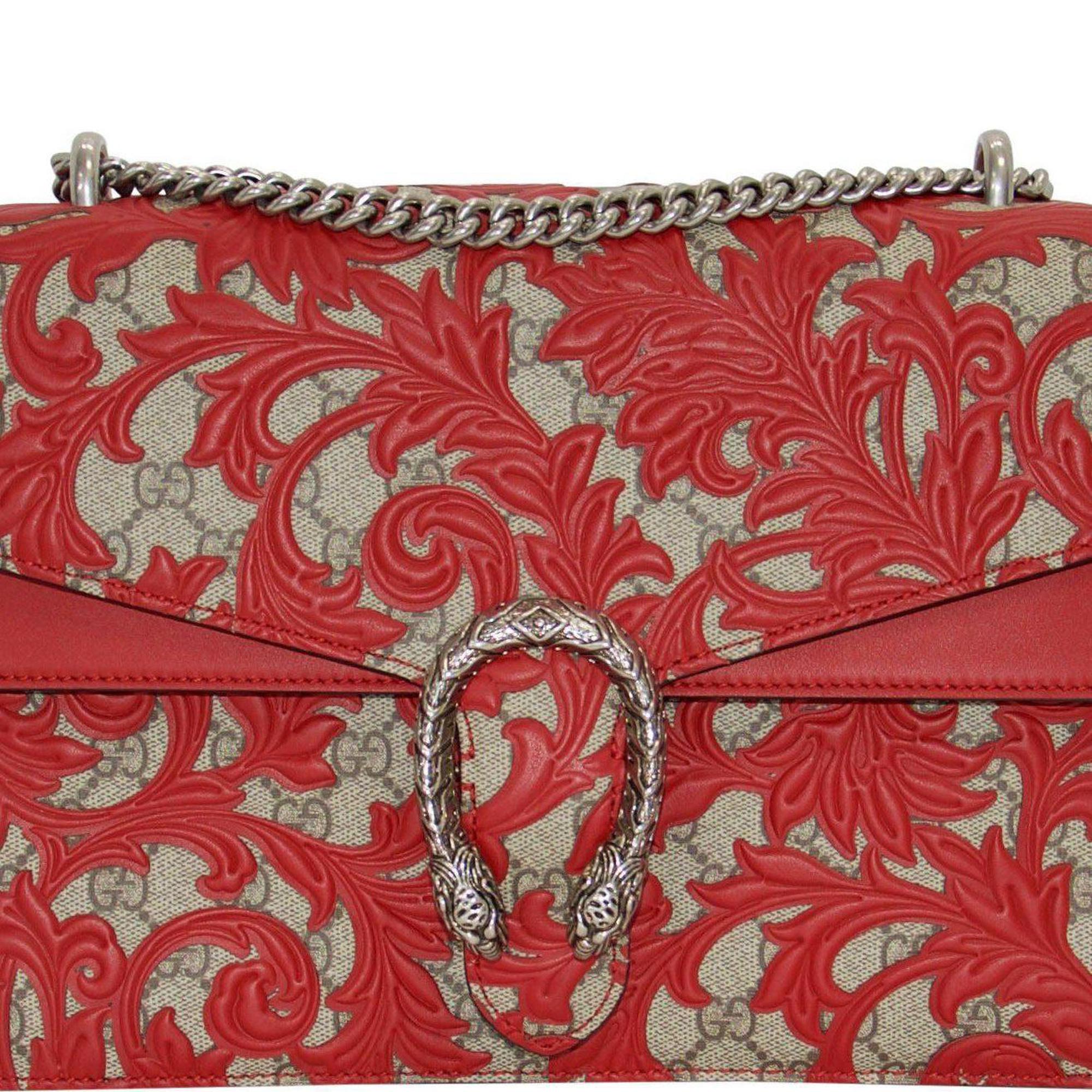 Gucci Limited Edition GG Supreme Arabesque Dionysus Bag