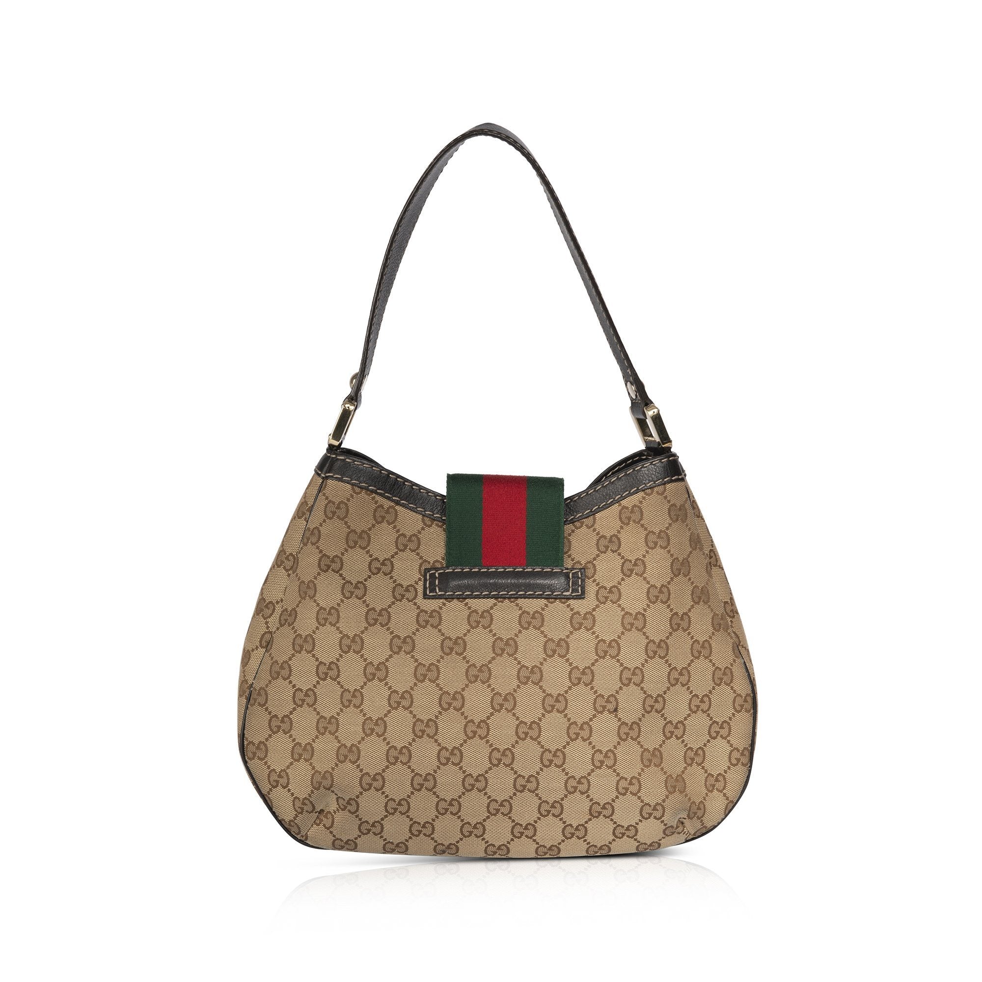 Gucci Medium GG New Ladies Web Hobo