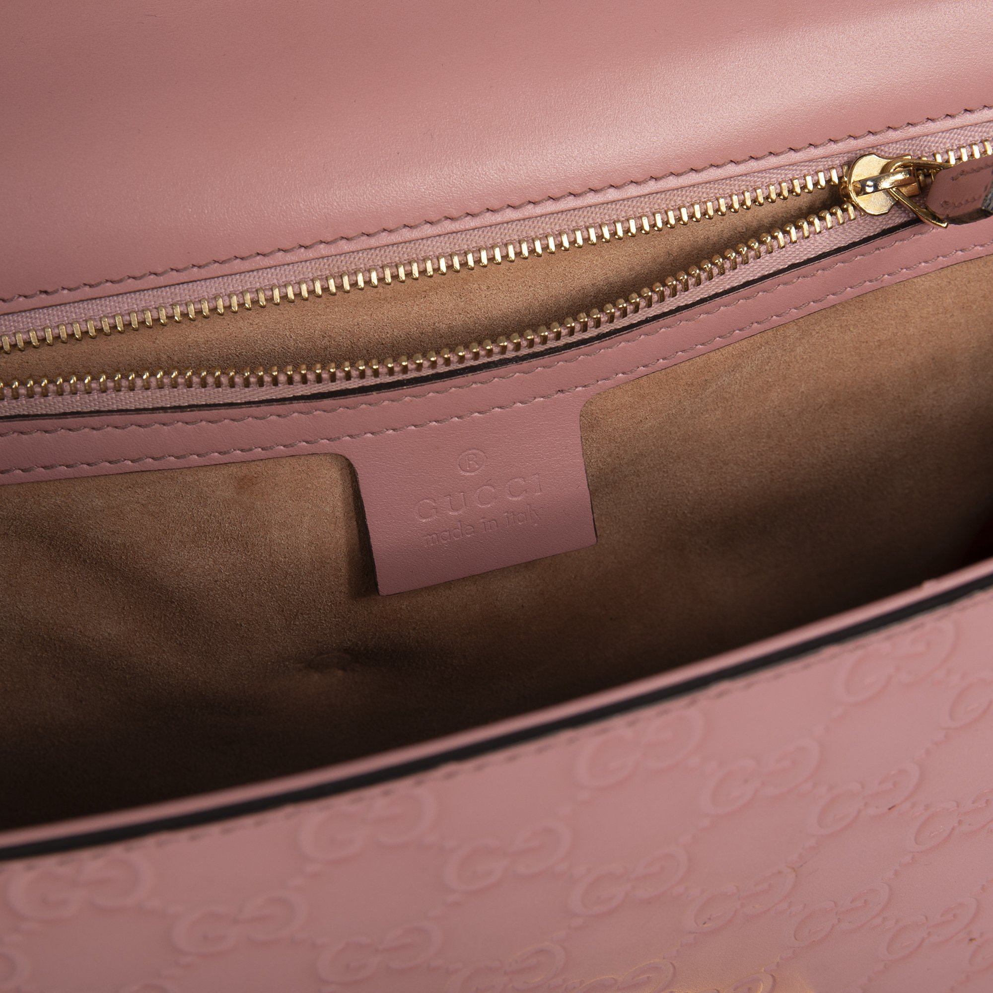 Gucci Medium Signature Padlock Shoulder Bag