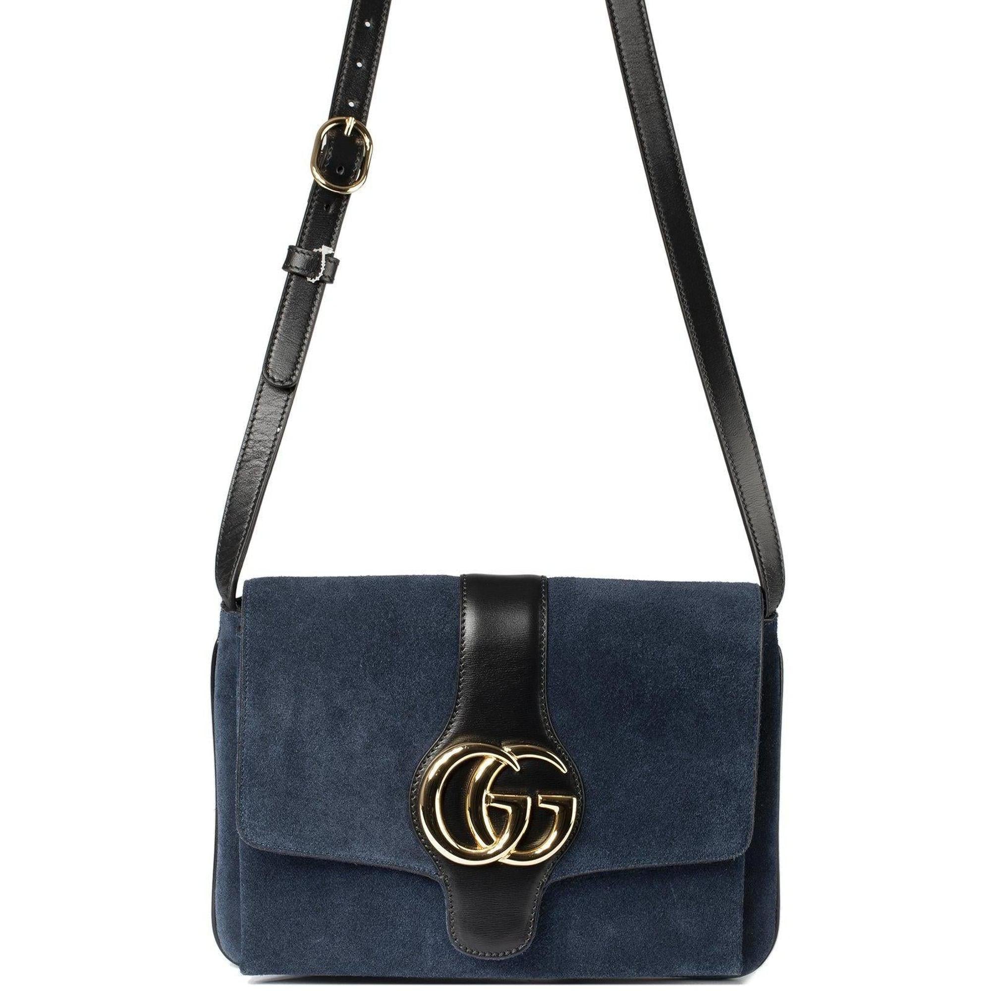 Gucci Medium Suede Arli Shoulder Bag