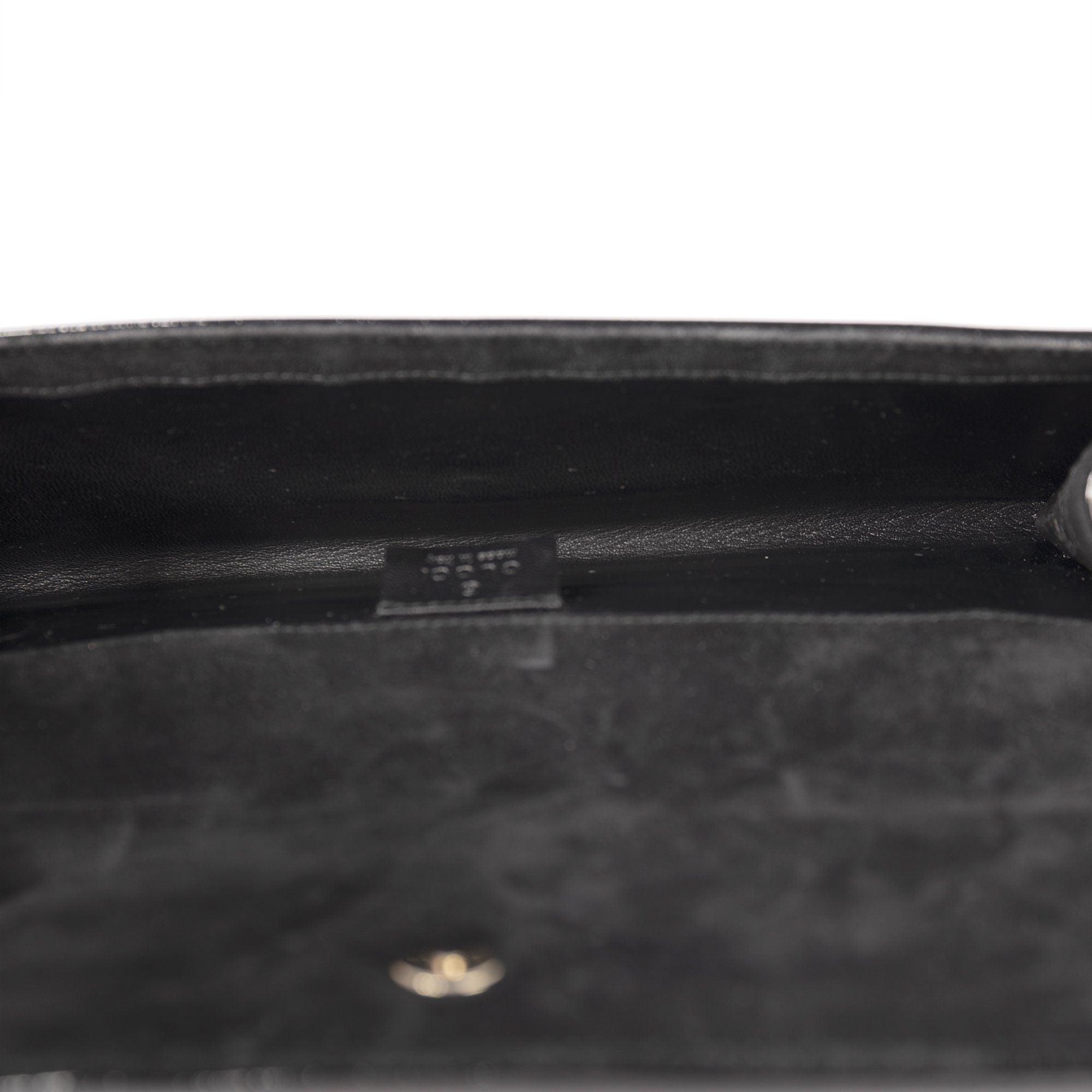 Gucci Microguccissima Patent Leather Broadway Clutch