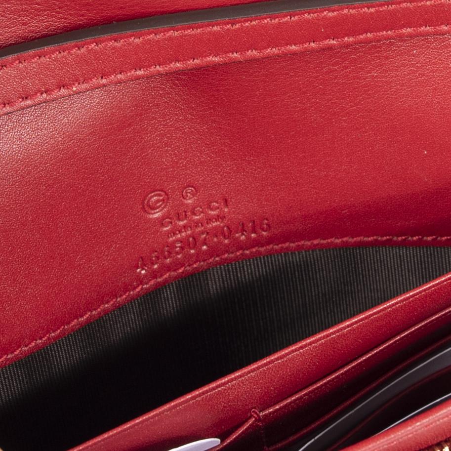 Gucci Microguccissima Wallet on Strap w/ Box