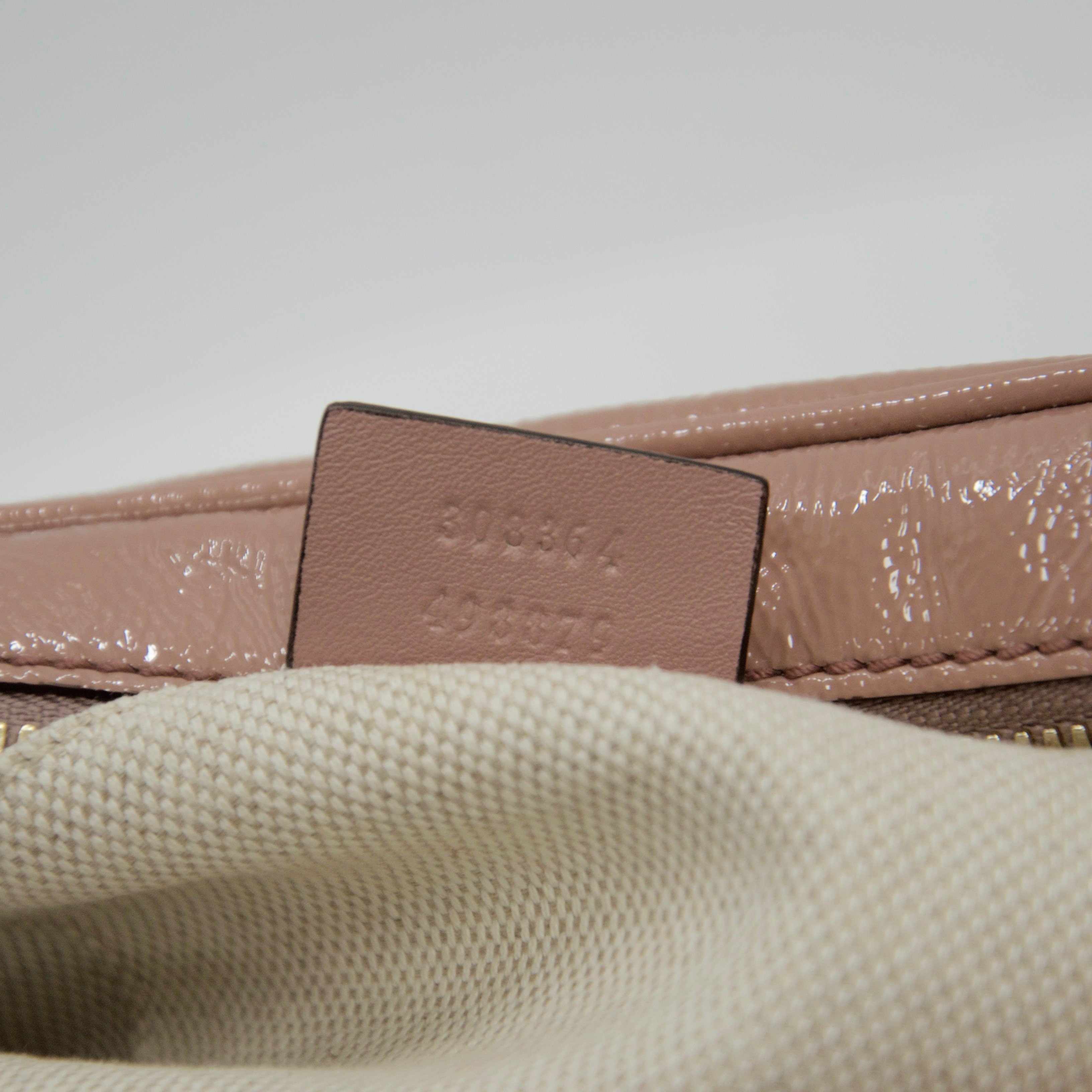 Gucci Patent Soho Disco Crossbody Bag