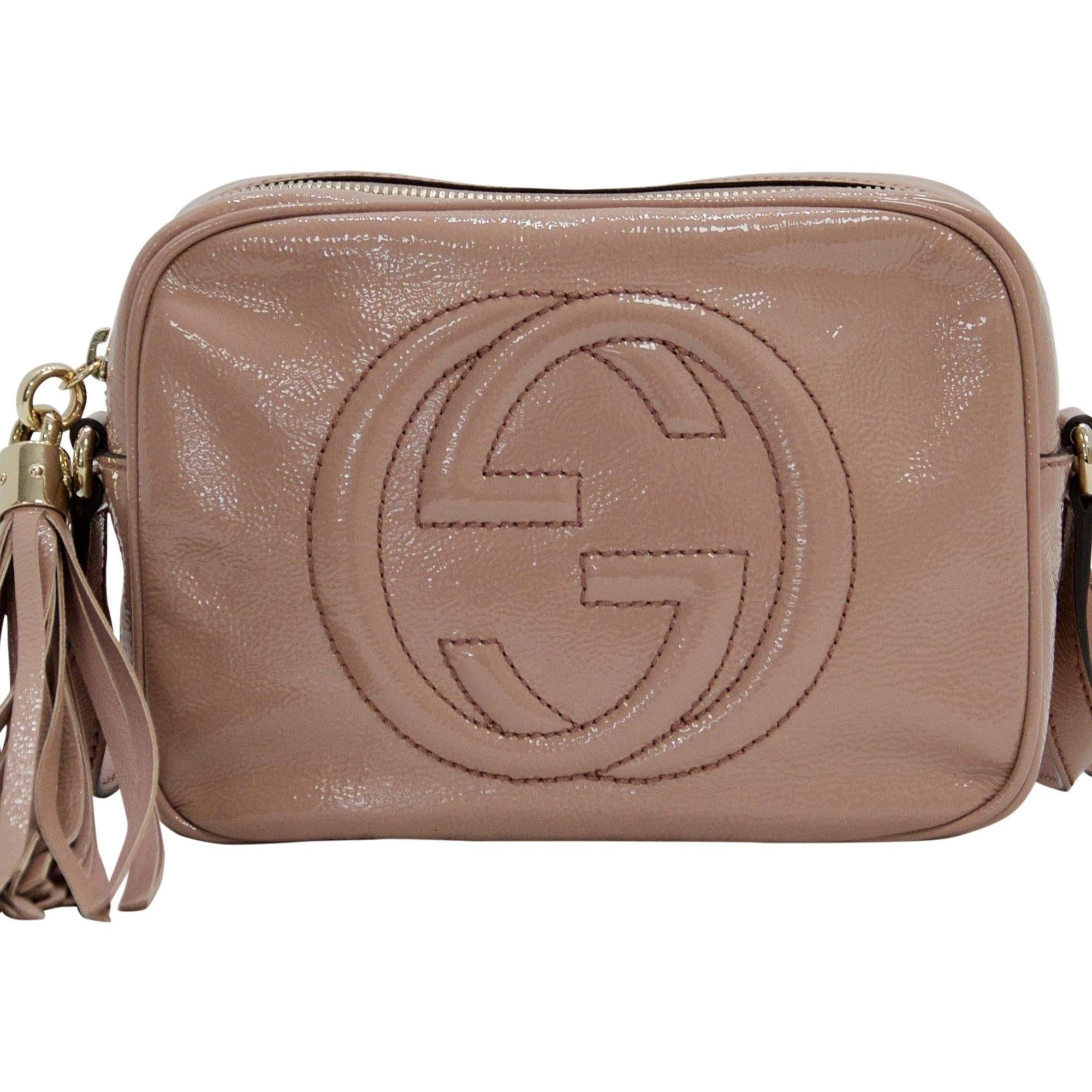 Gucci Patent Soho Disco Crossbody Bag