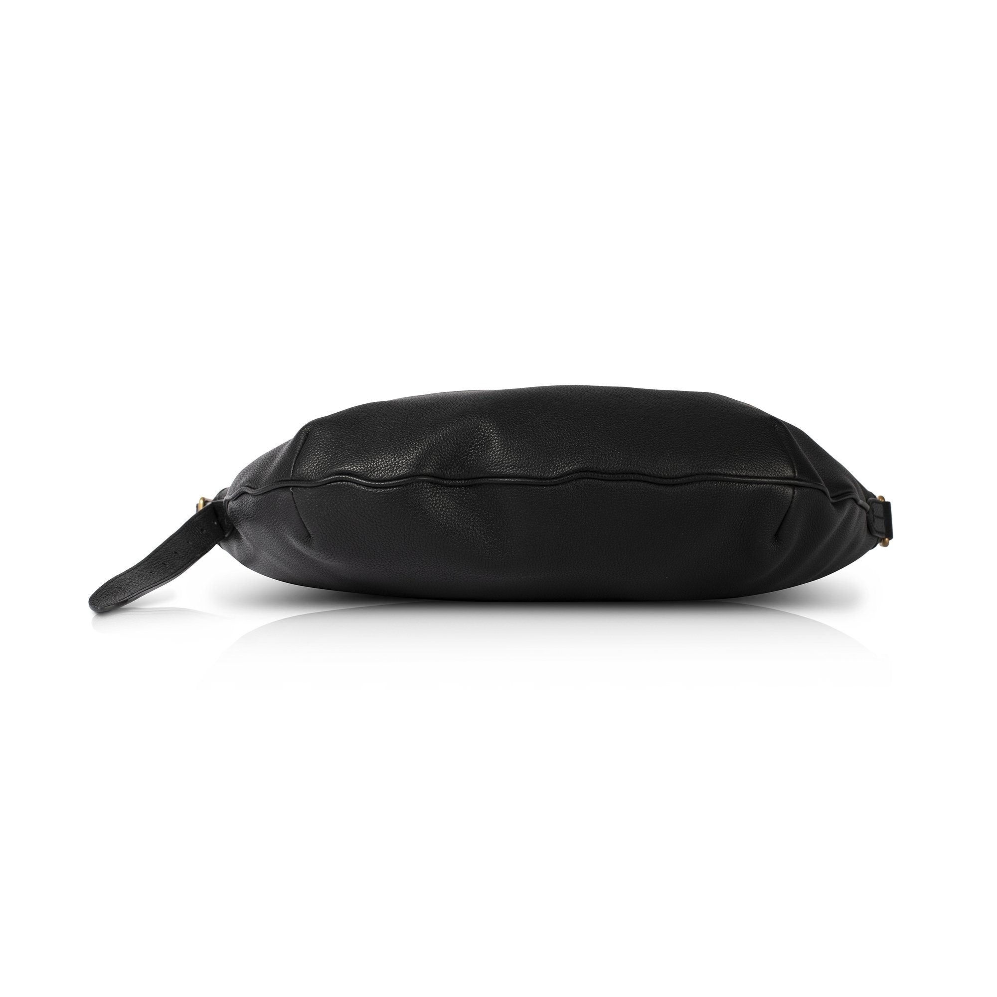 Gucci Print Large Half-Moon Hobo