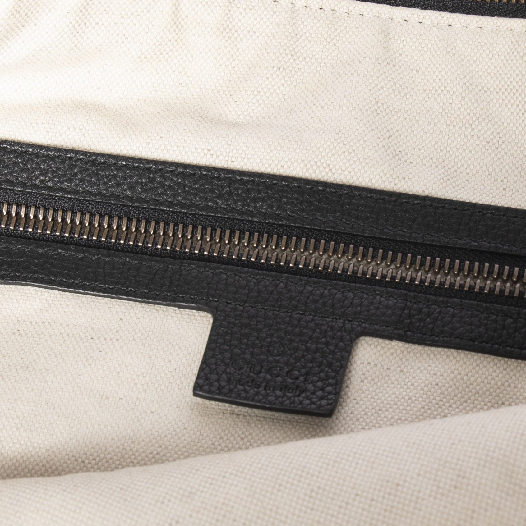 Gucci Print Large Half-Moon Hobo