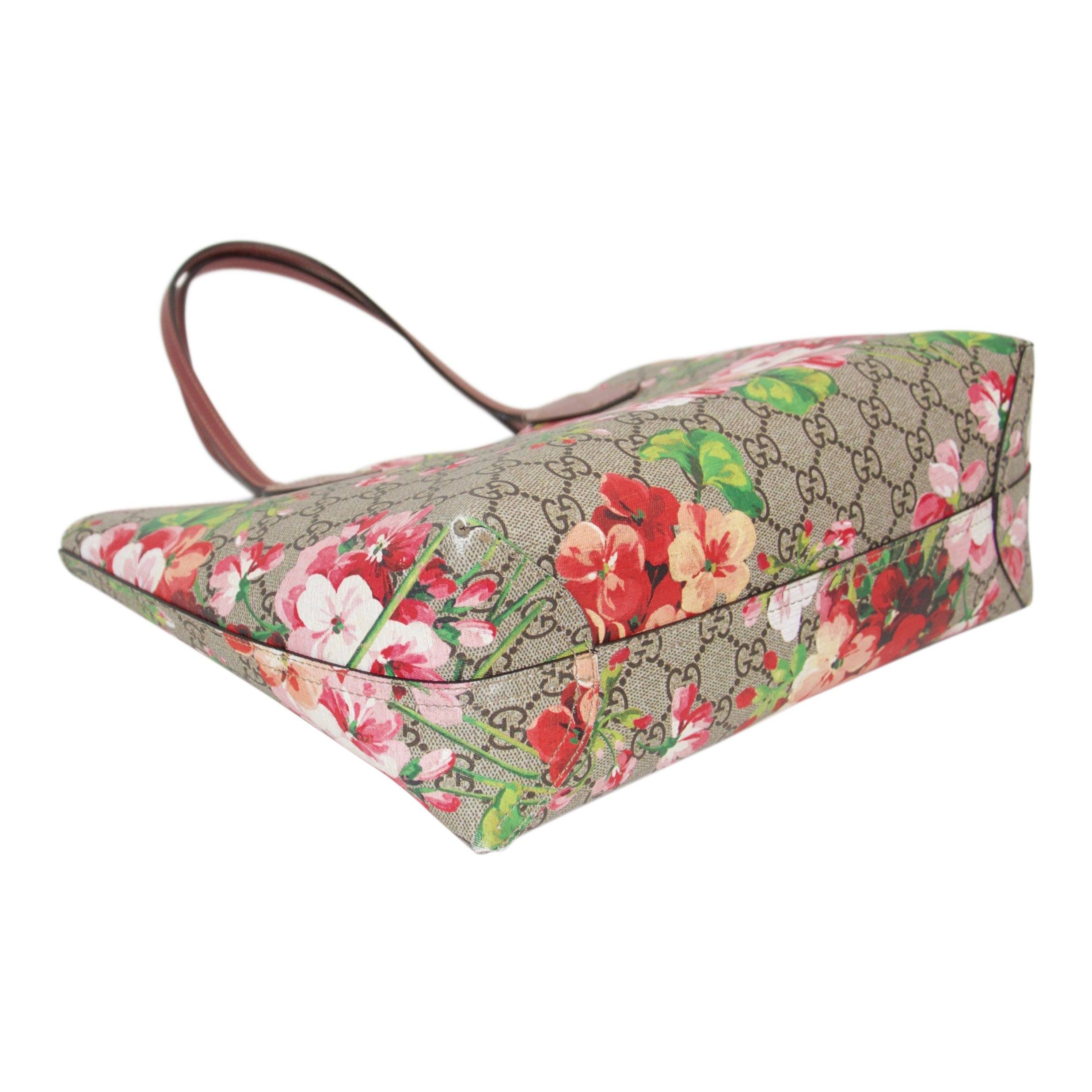 Gucci Reversible GG Supreme Blooms Tote