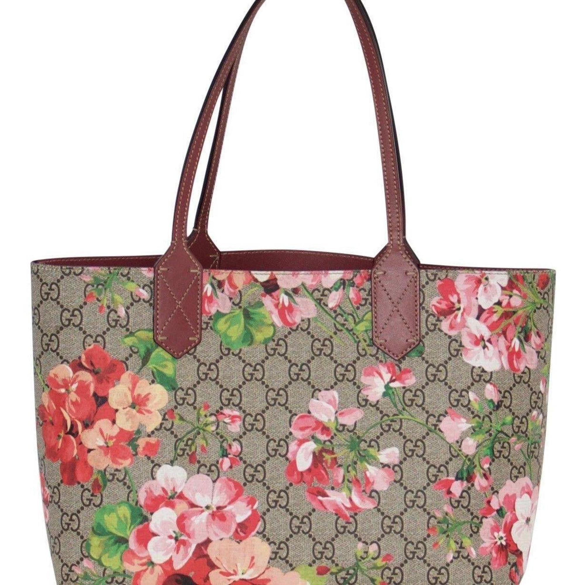 Gucci Reversible GG Supreme Blooms Tote