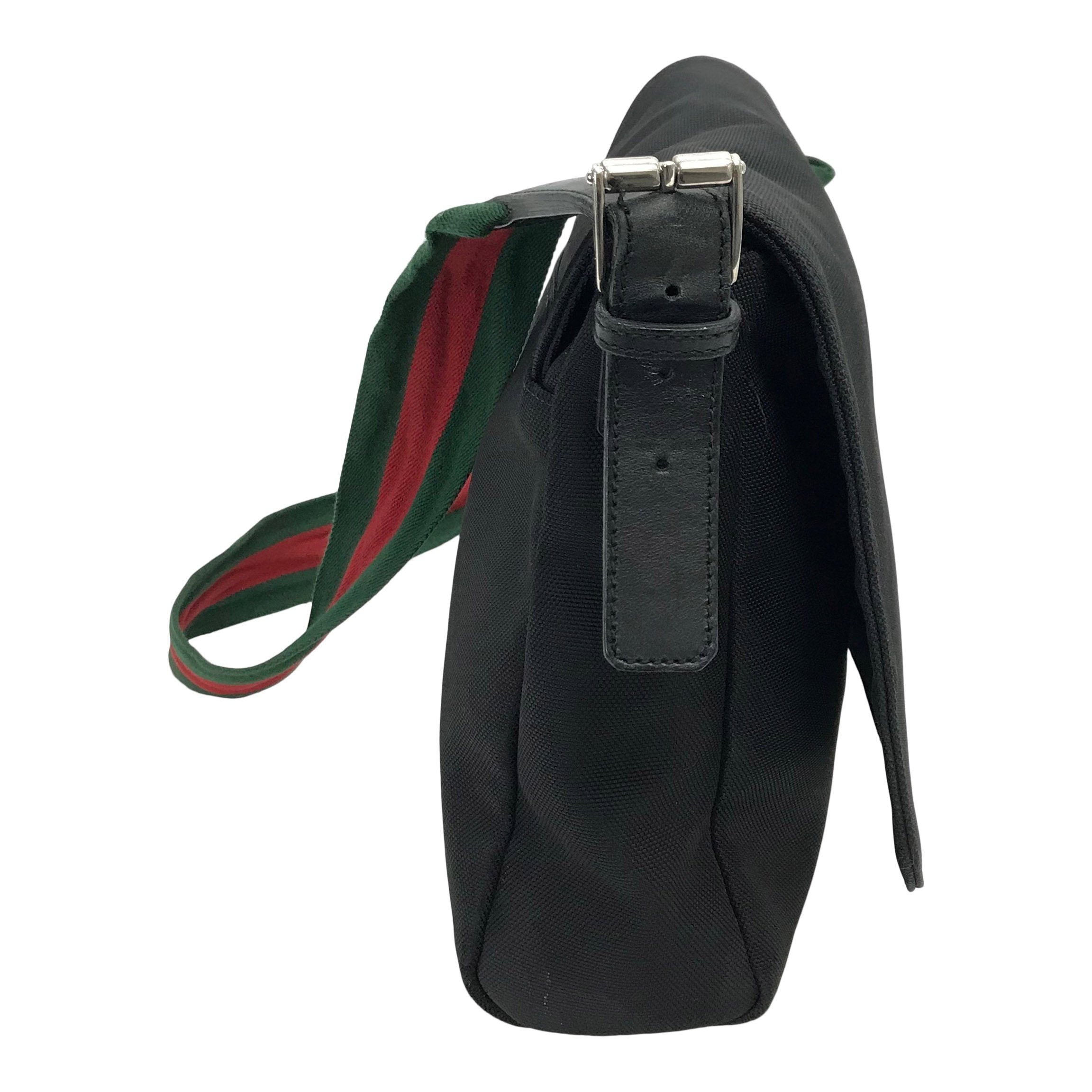 Gucci Techno Canvas Messenger Bag