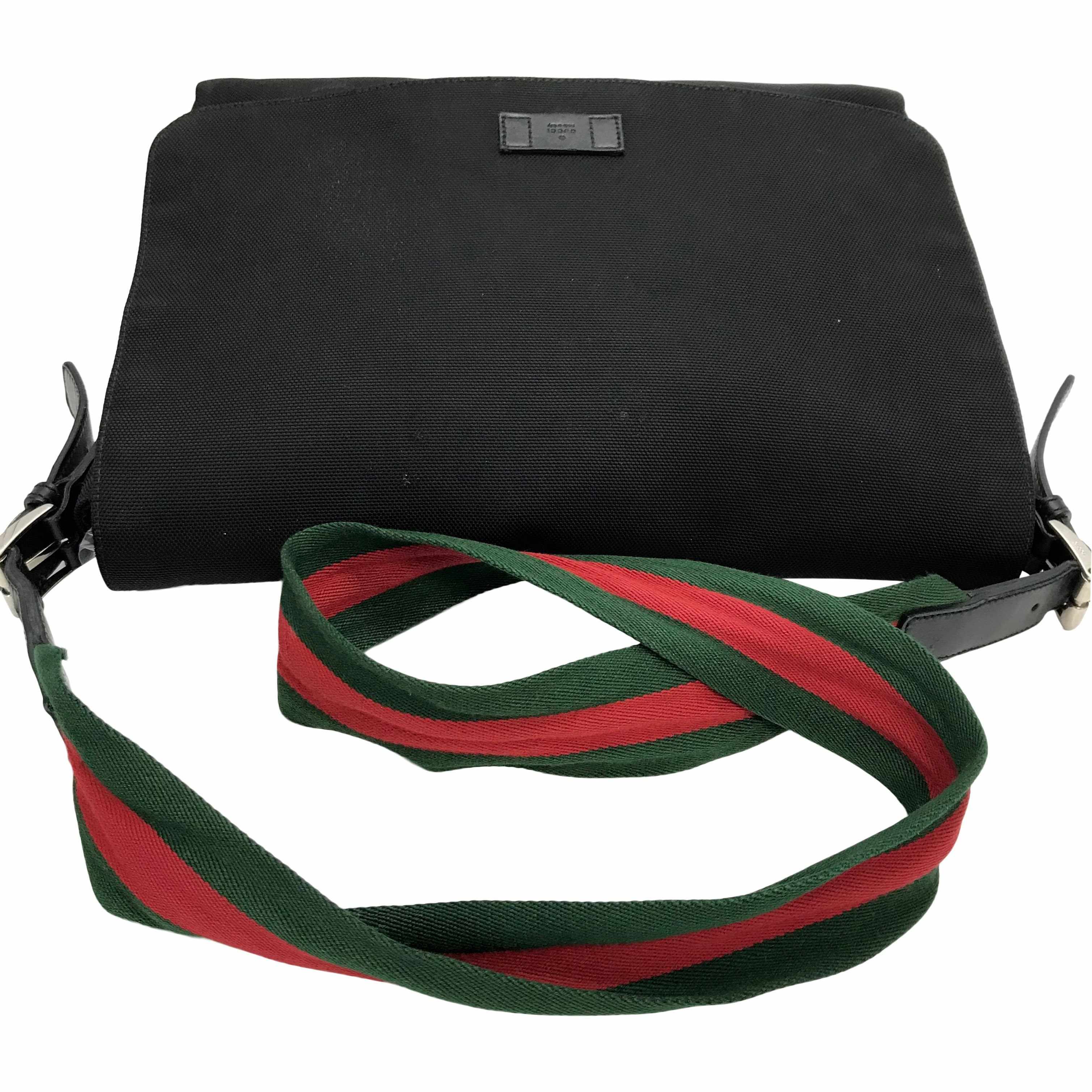Gucci Techno Canvas Messenger Bag