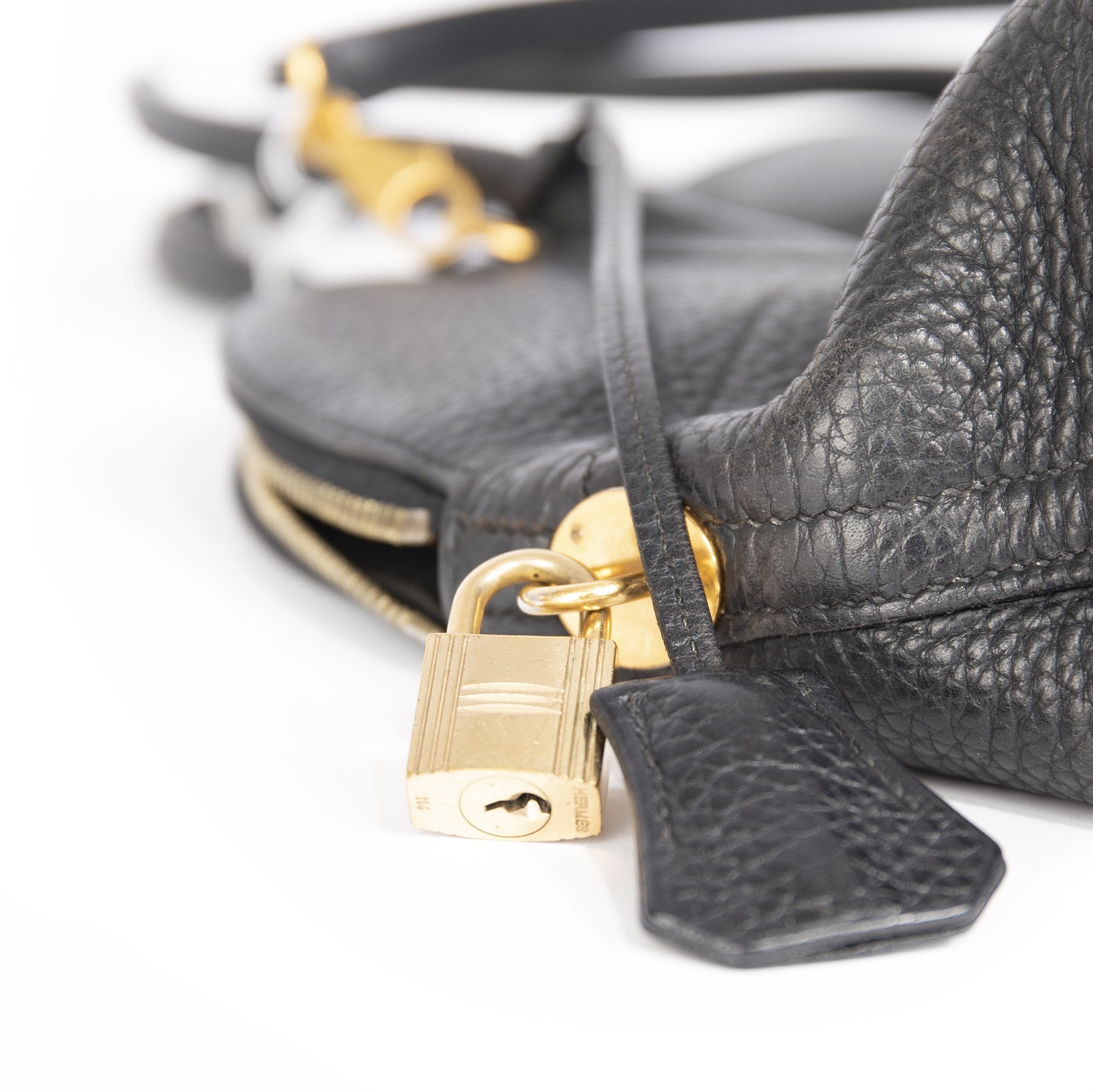 Hermes Black Clemence Bolide 35