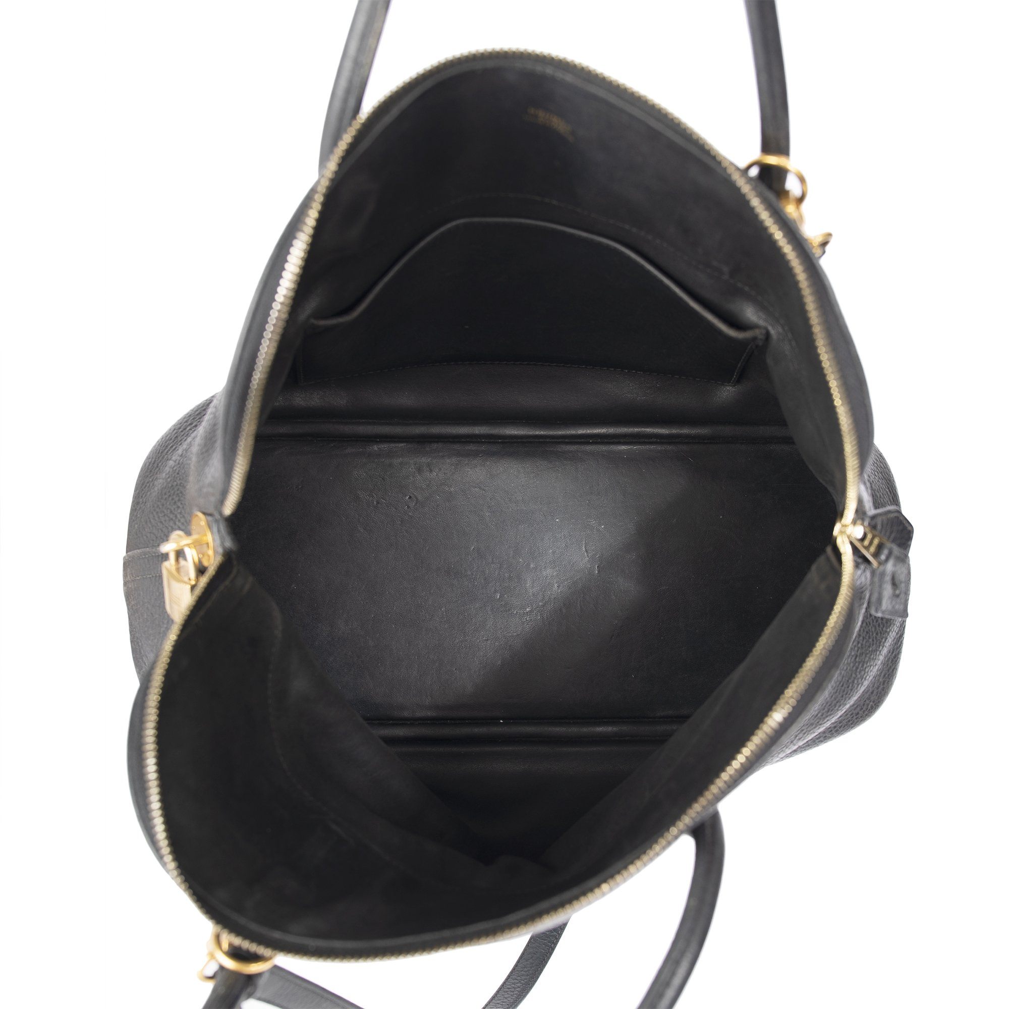 Hermes Black Clemence Bolide 35