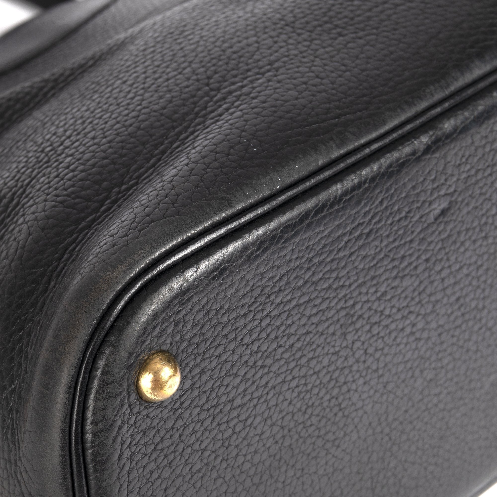 Hermes Black Clemence Bolide 35