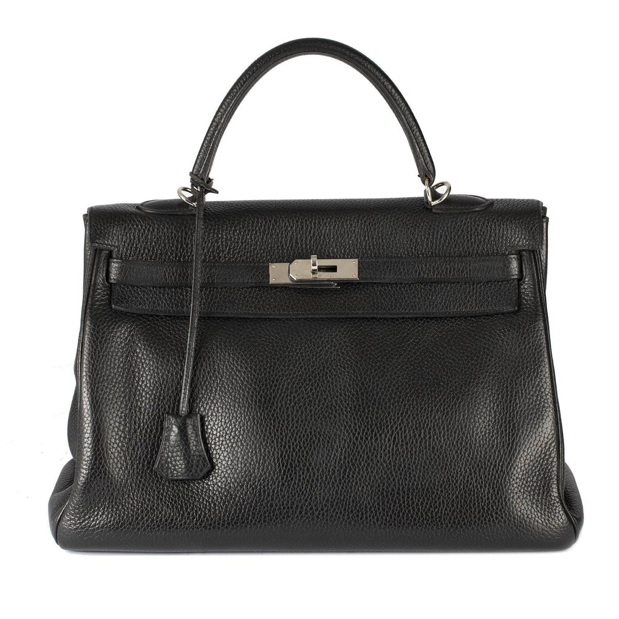 Hermes Black Clemence Kelly Retourne 35