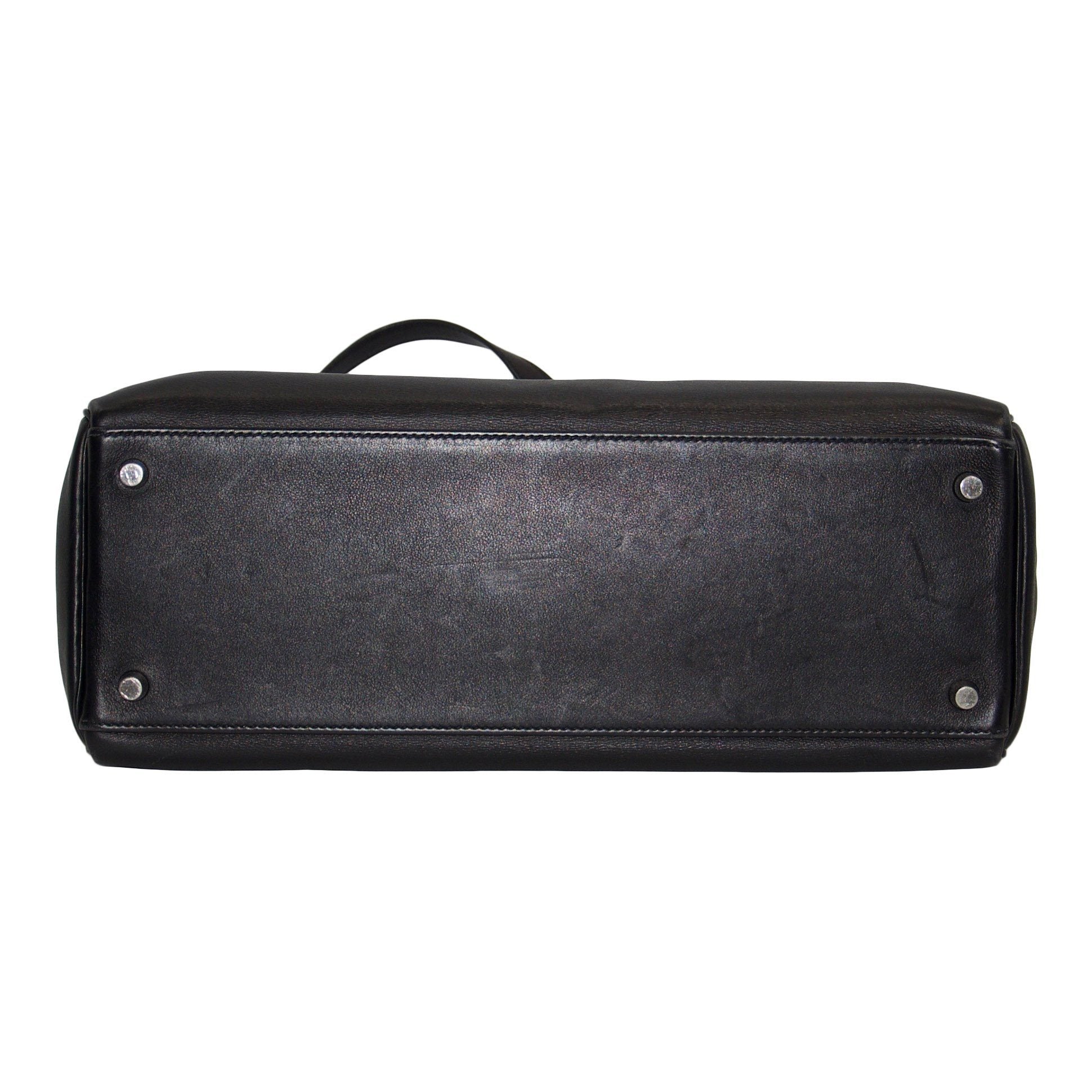 Hermes Black Swift Leather Kelly 35