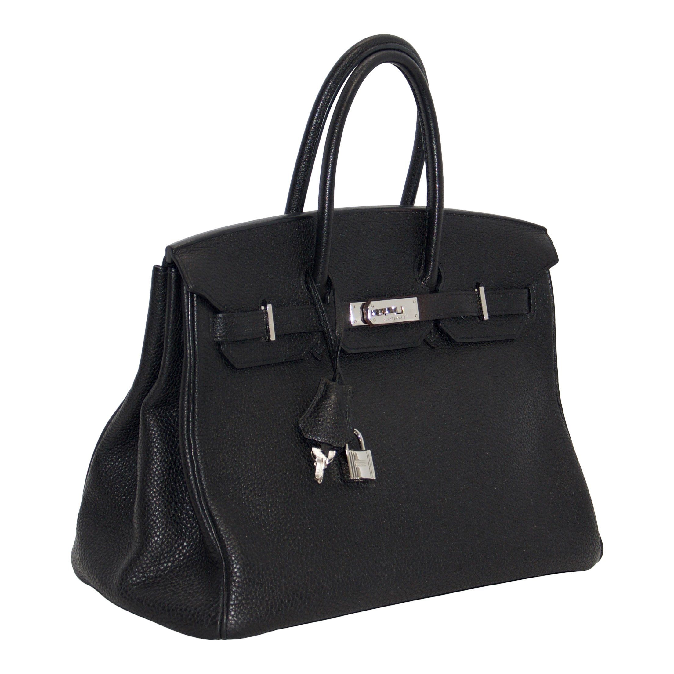 Hermes Black Togo Birkin 35