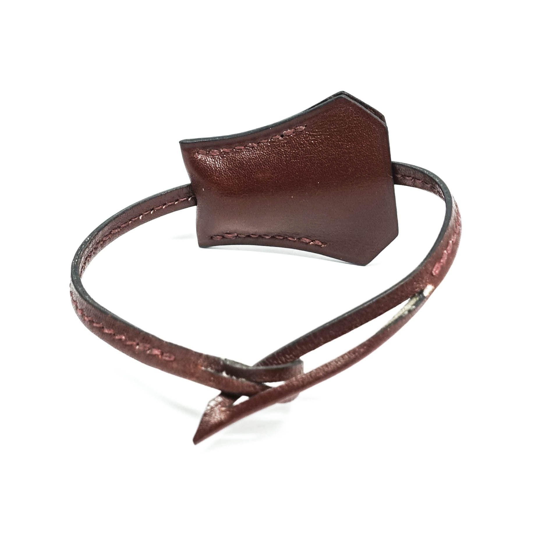 Hermes Brown Leather Clochette