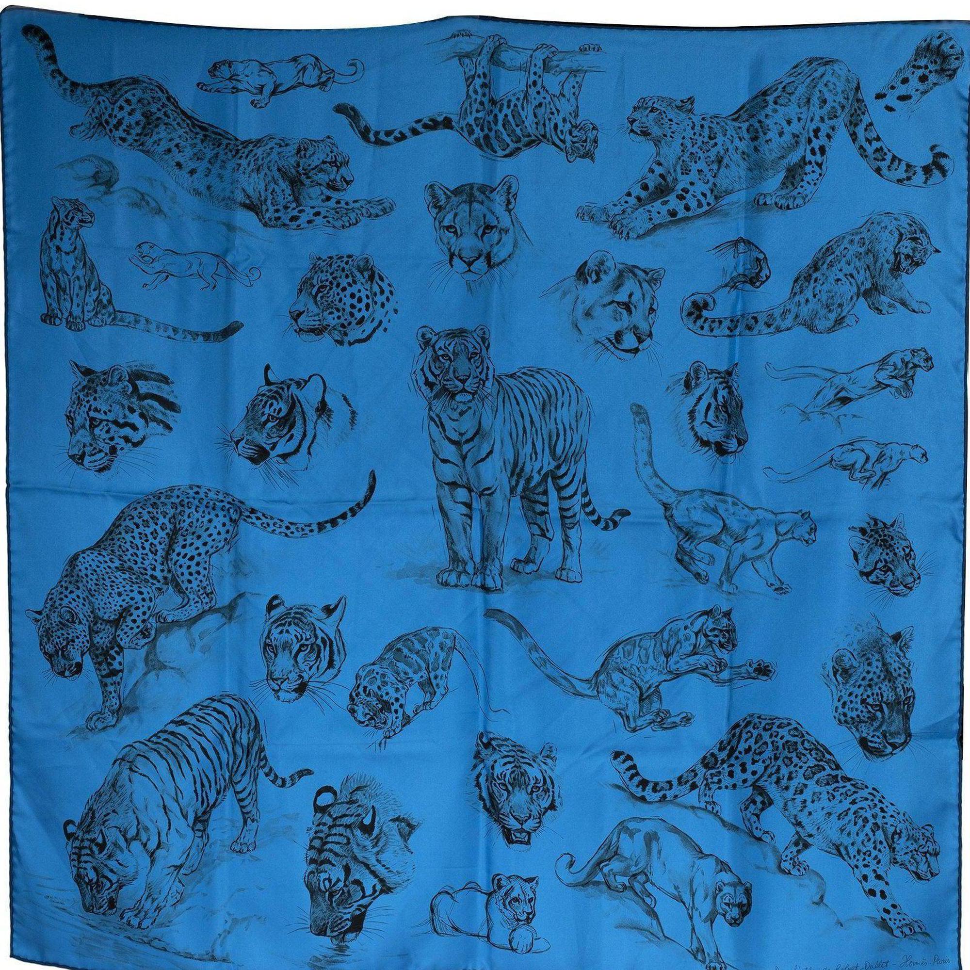 Hermes "Dans l'atelier de Robert Dallet" Silk Scarf